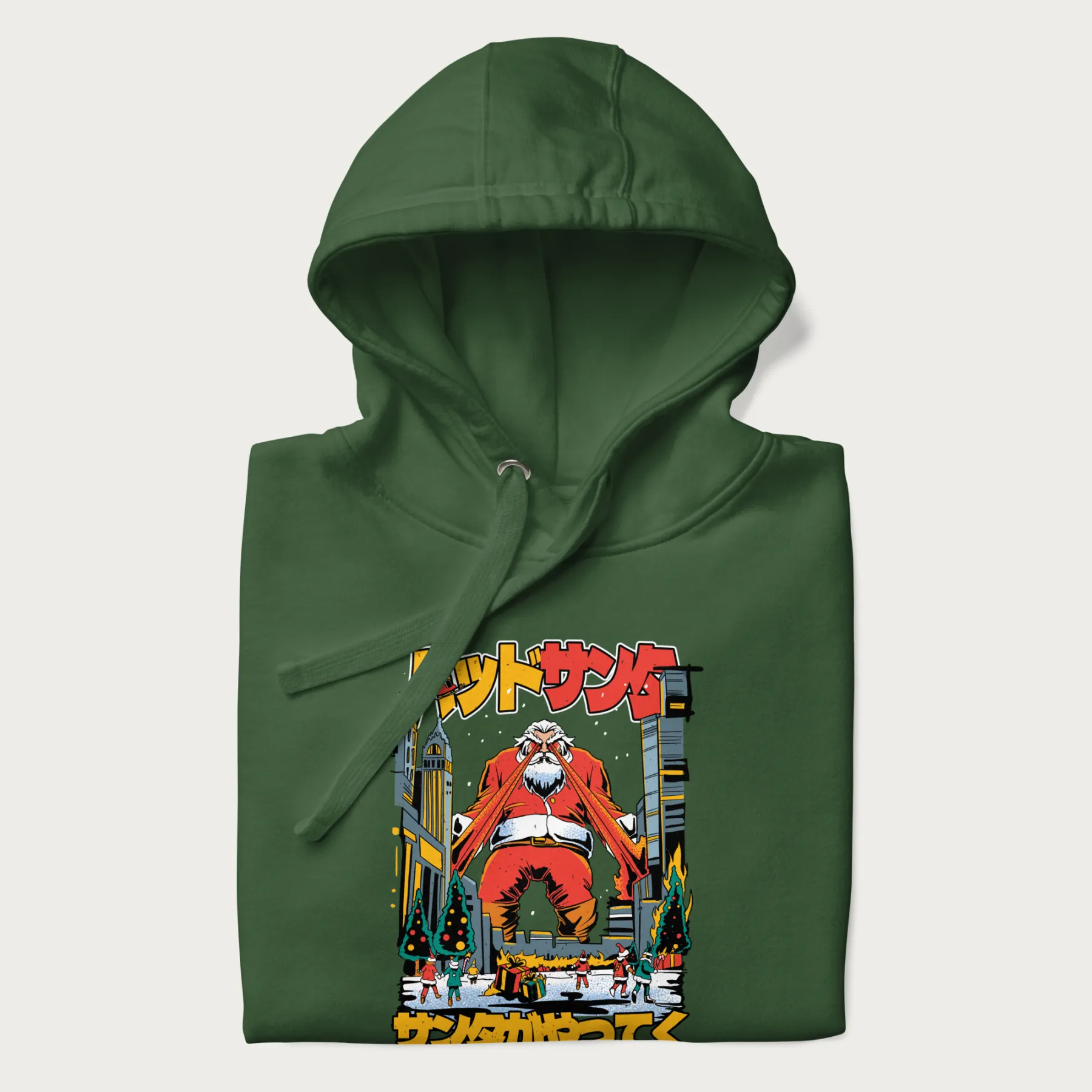 'Bad Santa' Japanese Hoodie - Image 13