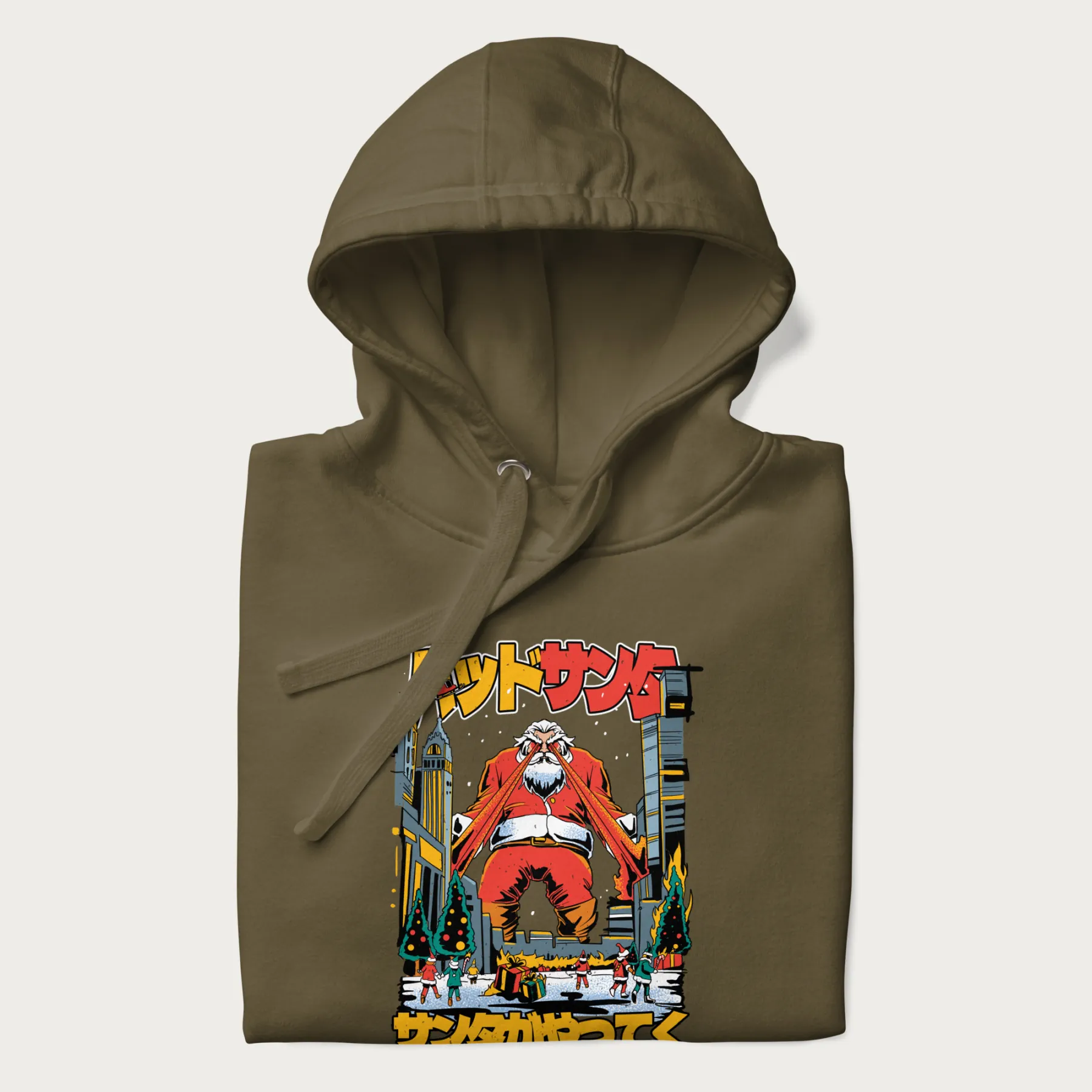 'Bad Santa' Japanese Hoodie - Image 17