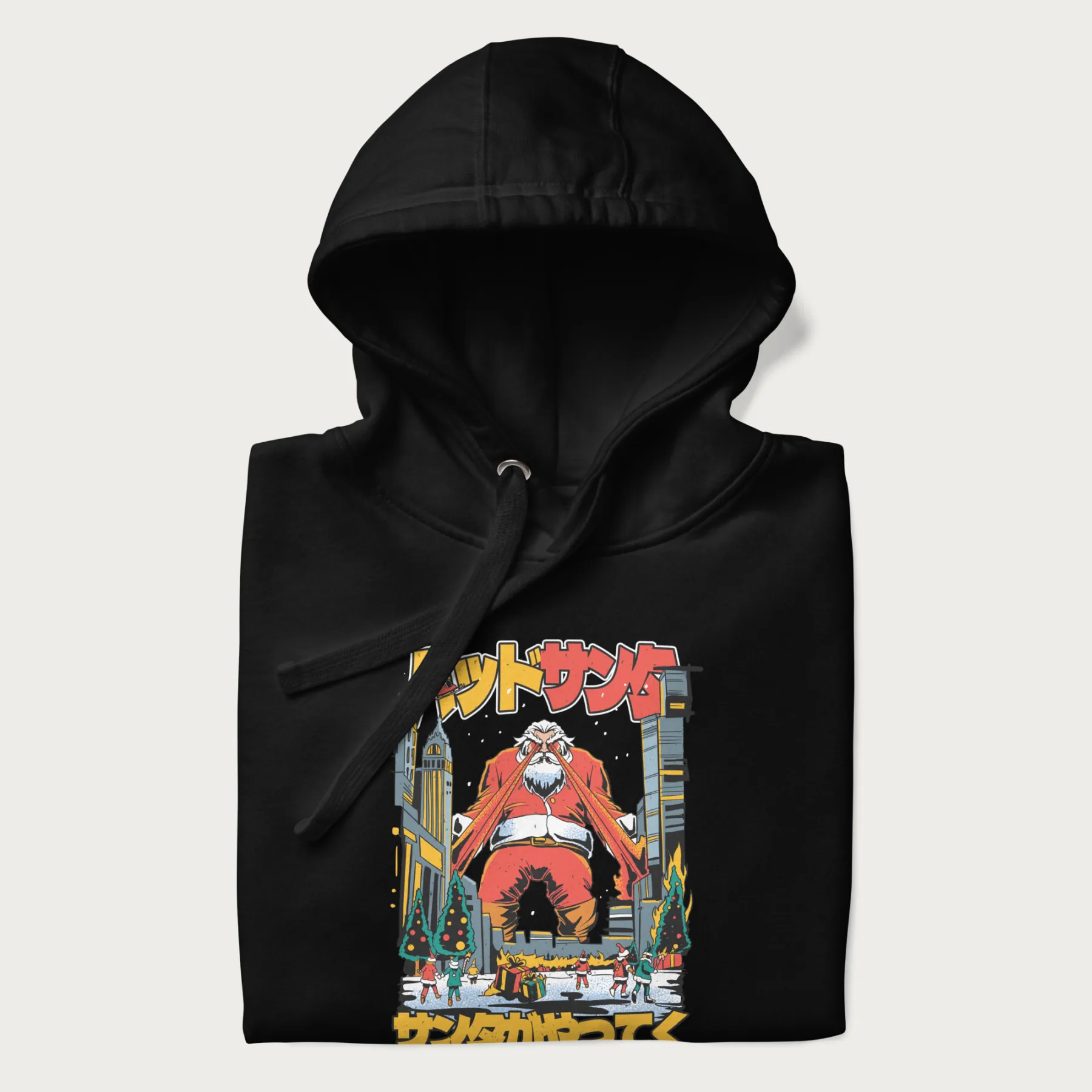 'Bad Santa' Japanese Hoodie - Image 5