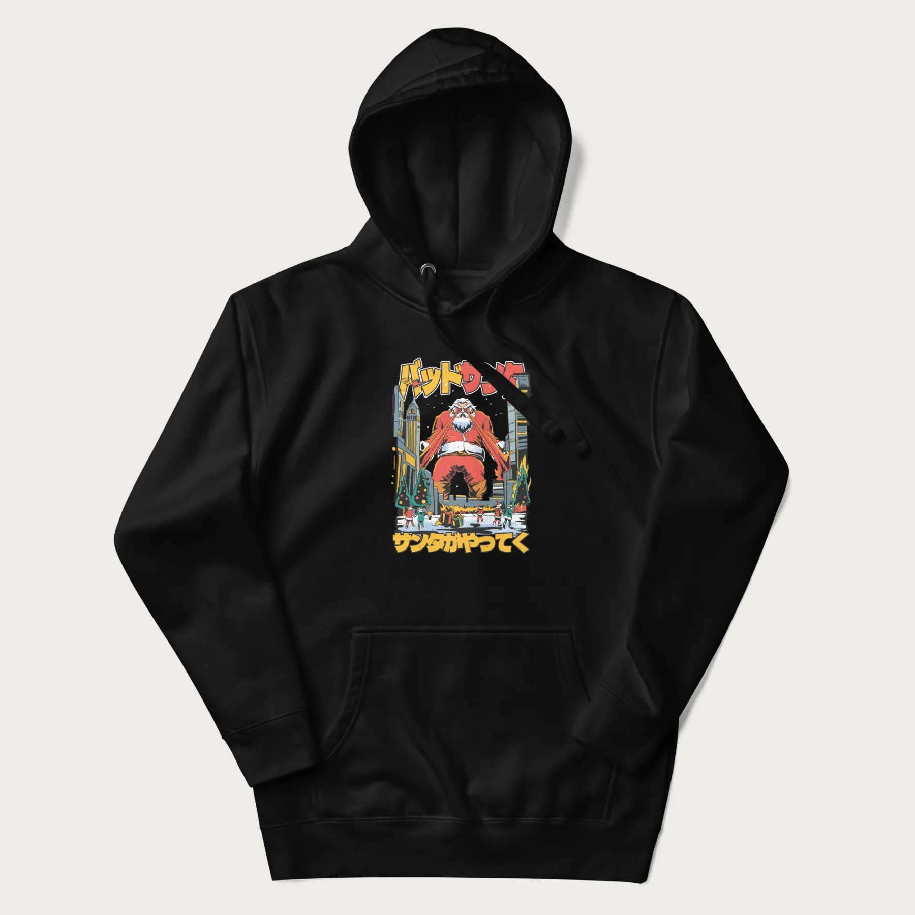 'Bad Santa' Japanese Hoodie - Image 6