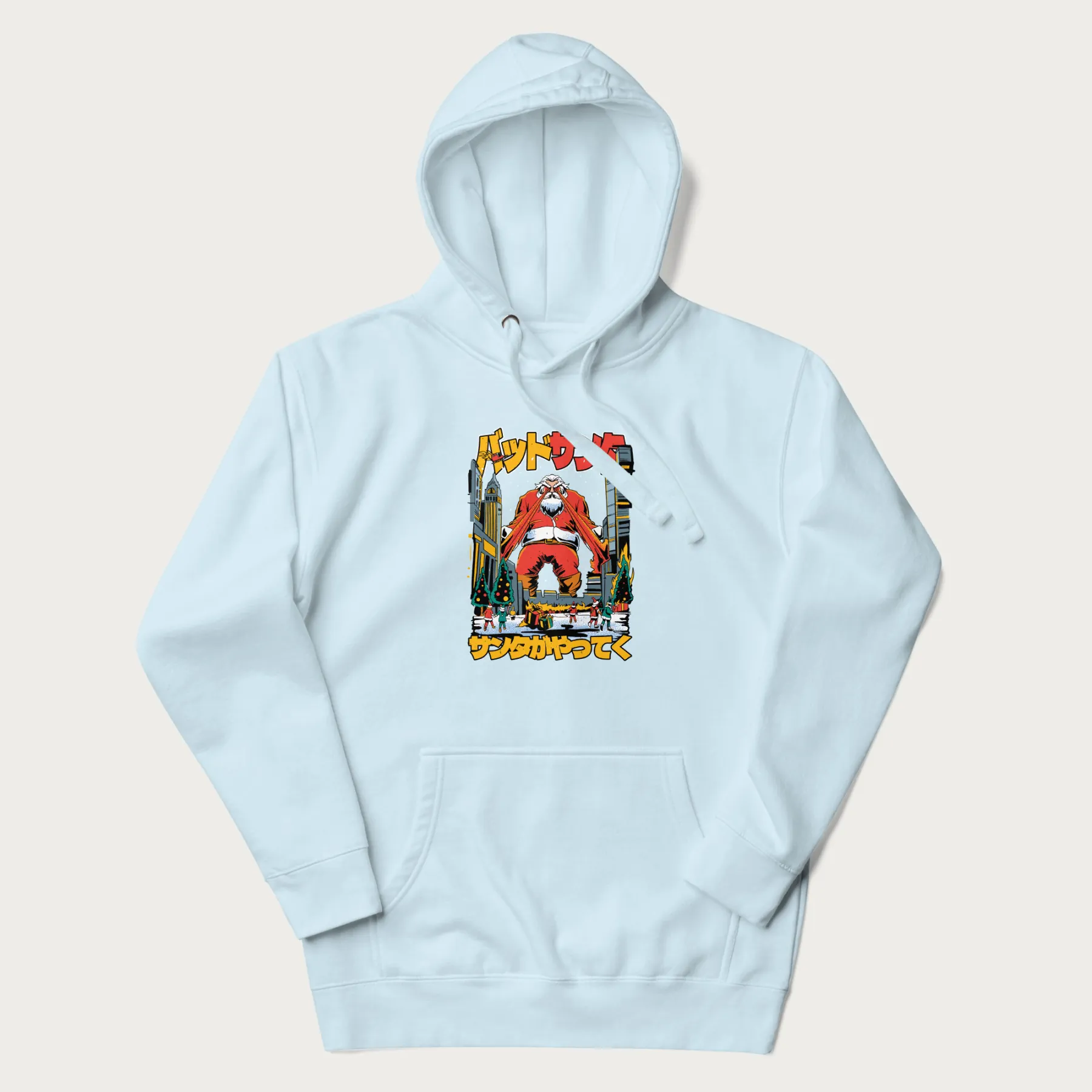 'Bad Santa' Japanese Hoodie - Image 8