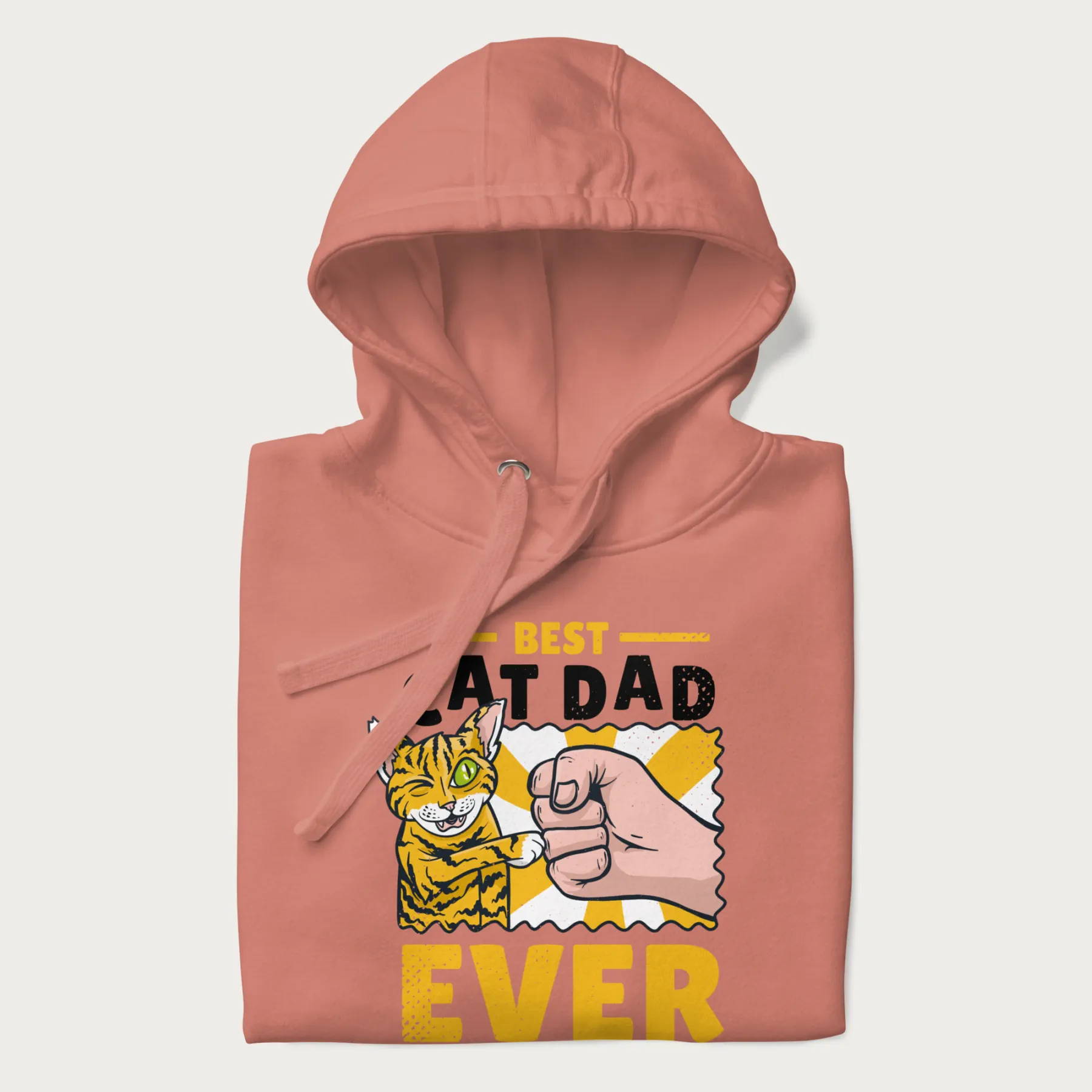 Best Cat Dad Ever Fist Pump Hoodie - Image 11