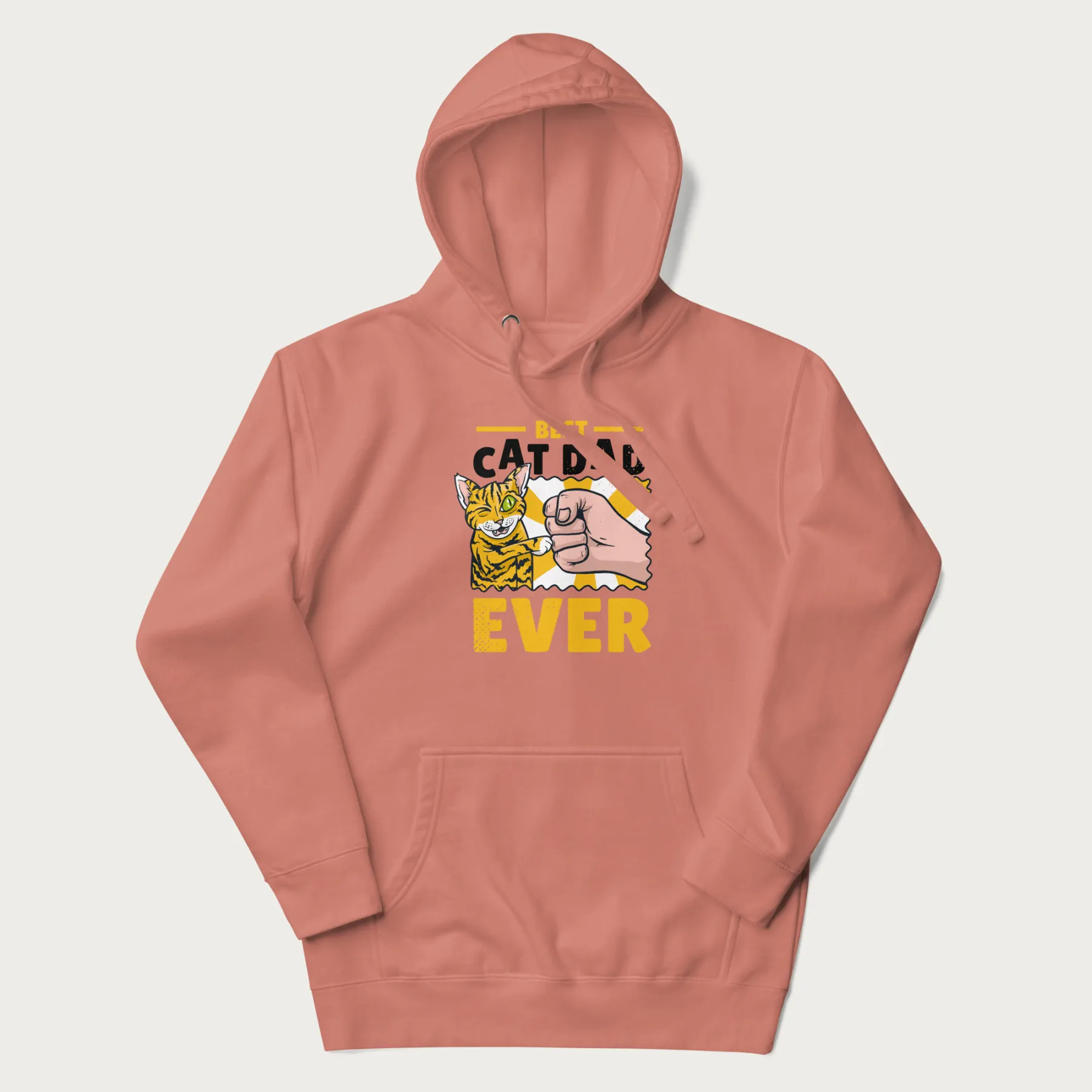 Best Cat Dad Ever Fist Pump Hoodie - Image 12