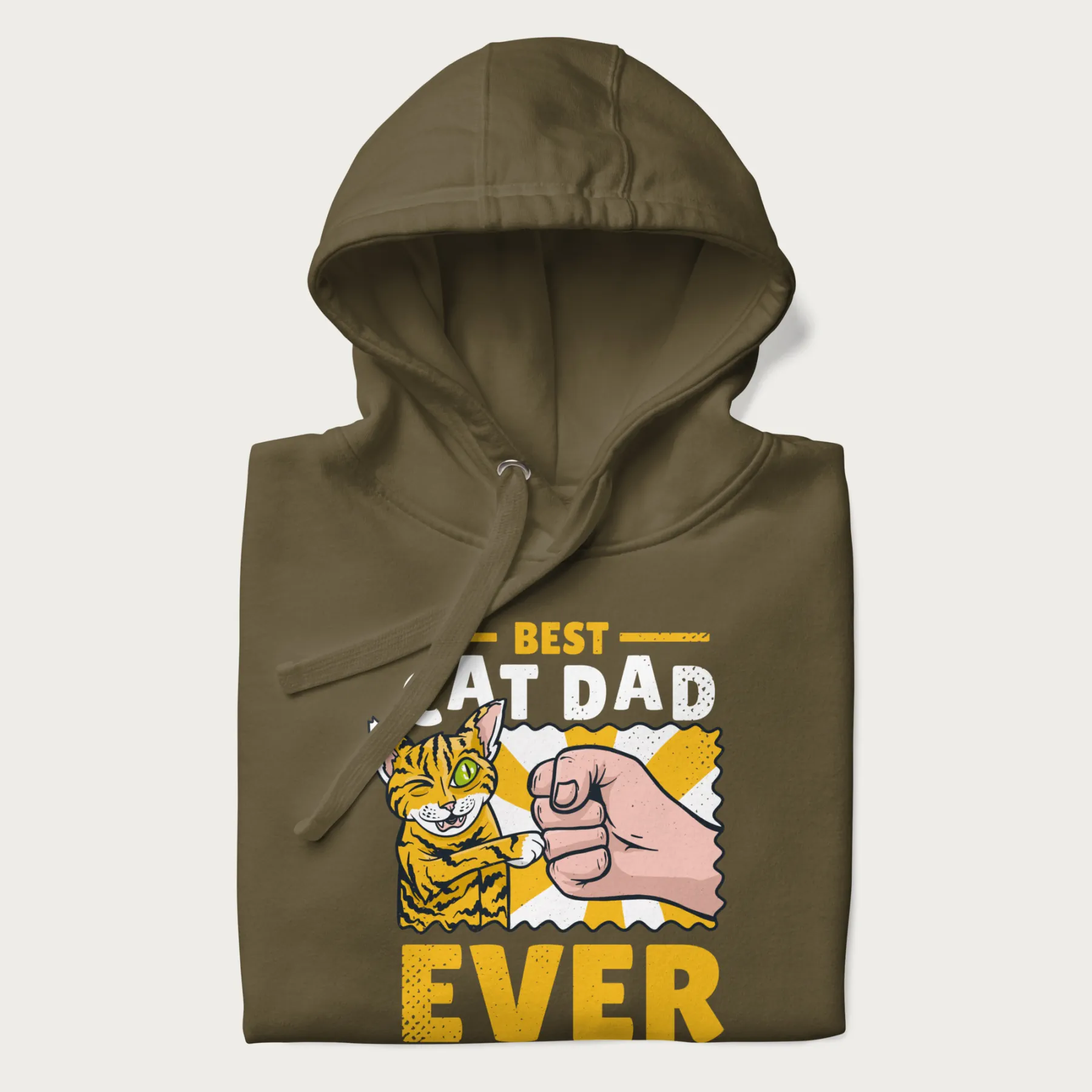 Best Cat Dad Ever Fist Pump Hoodie - Image 15