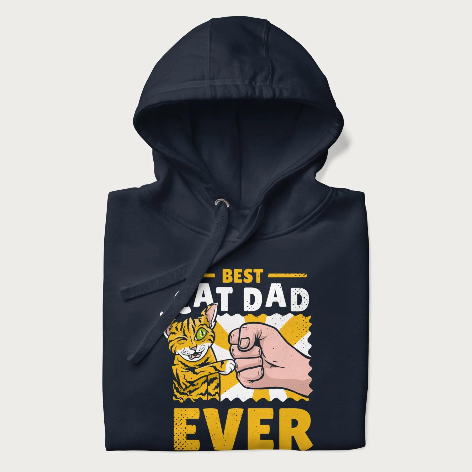 Best Cat Dad Ever Fist Pump Hoodie - Image 17