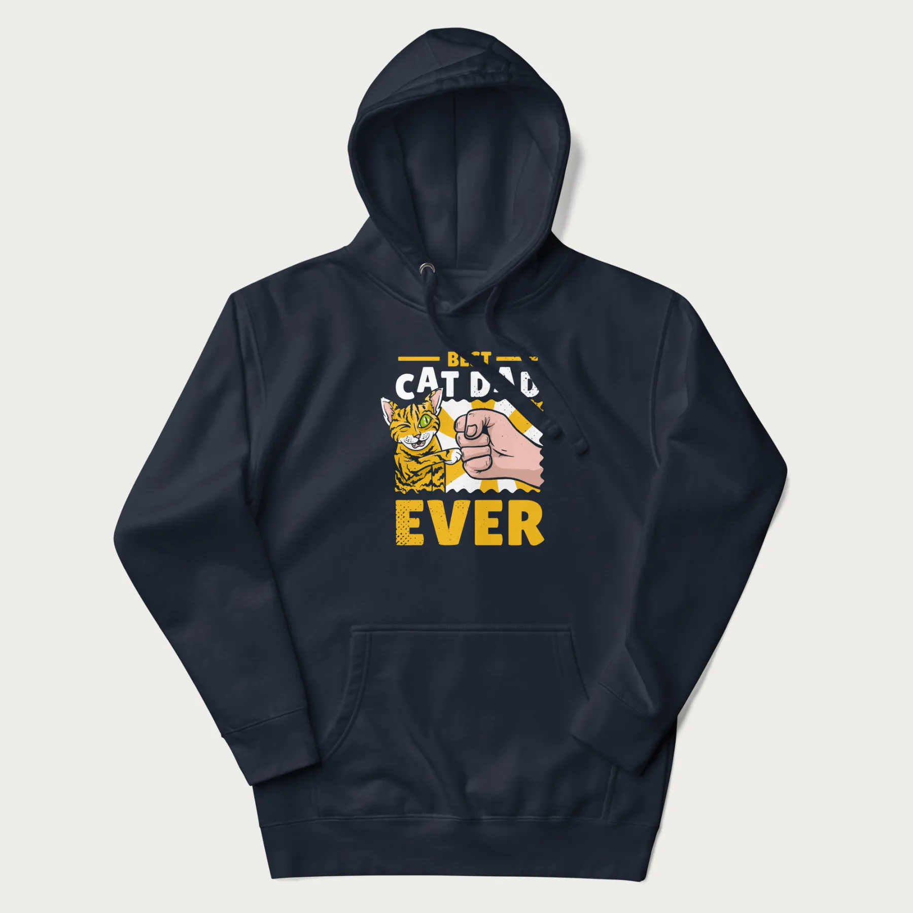 Best Cat Dad Ever Fist Pump Hoodie - Image 18