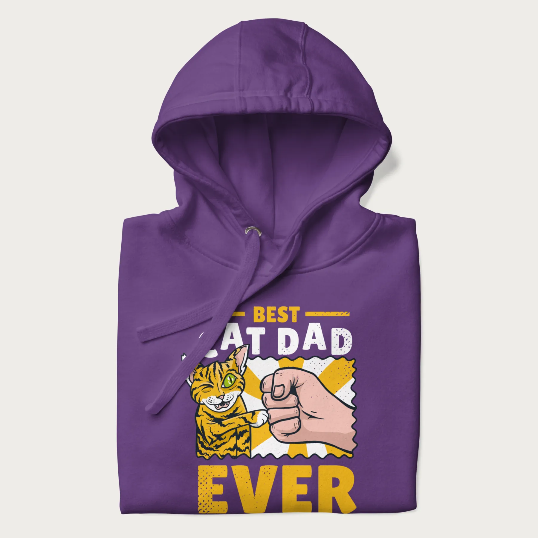 Best Cat Dad Ever Fist Pump Hoodie - Image 19