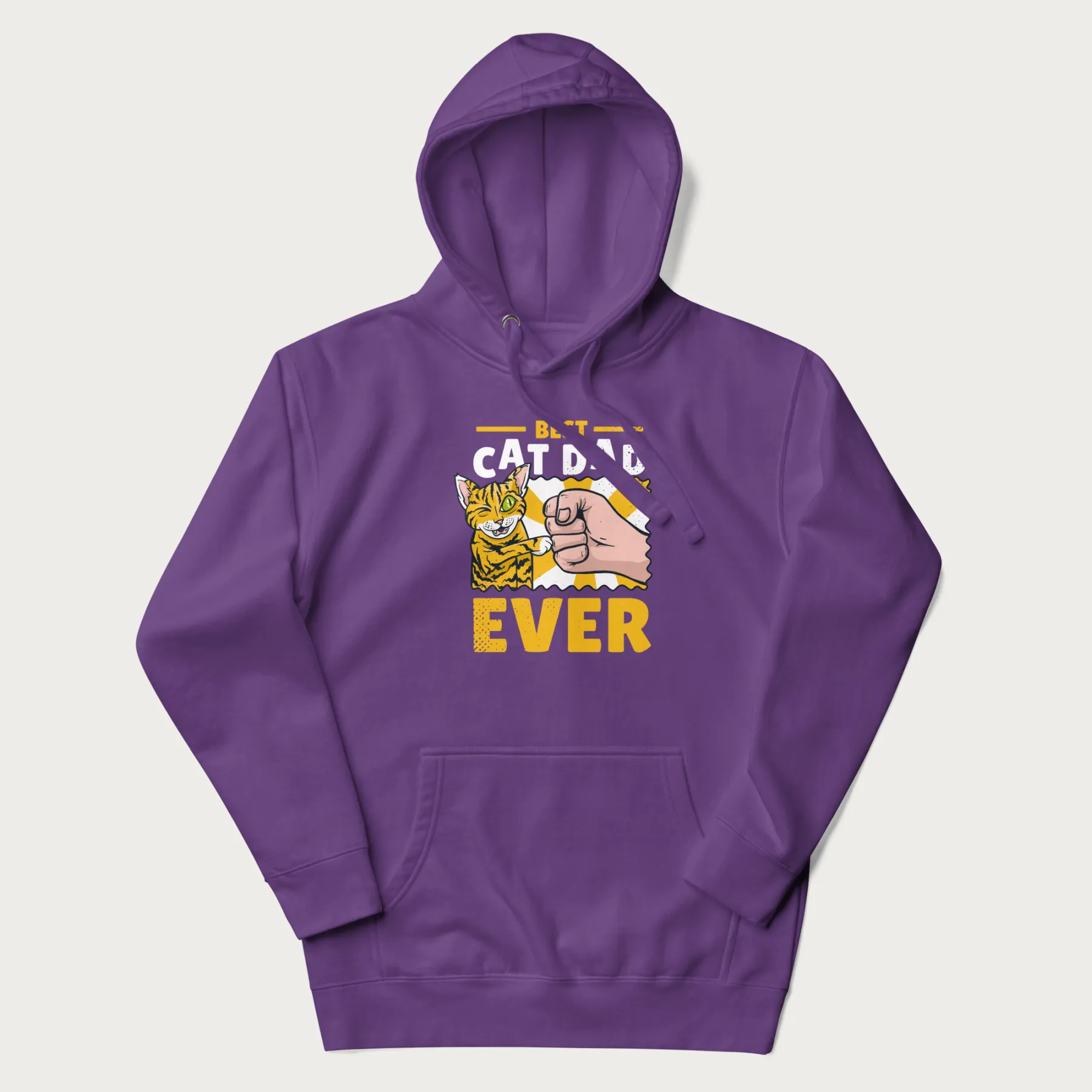 Best Cat Dad Ever Fist Pump Hoodie - Image 20