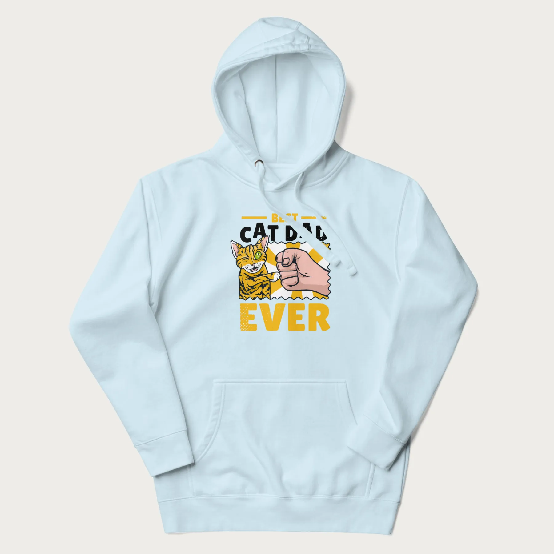 Best Cat Dad Ever Fist Pump Hoodie - Image 8