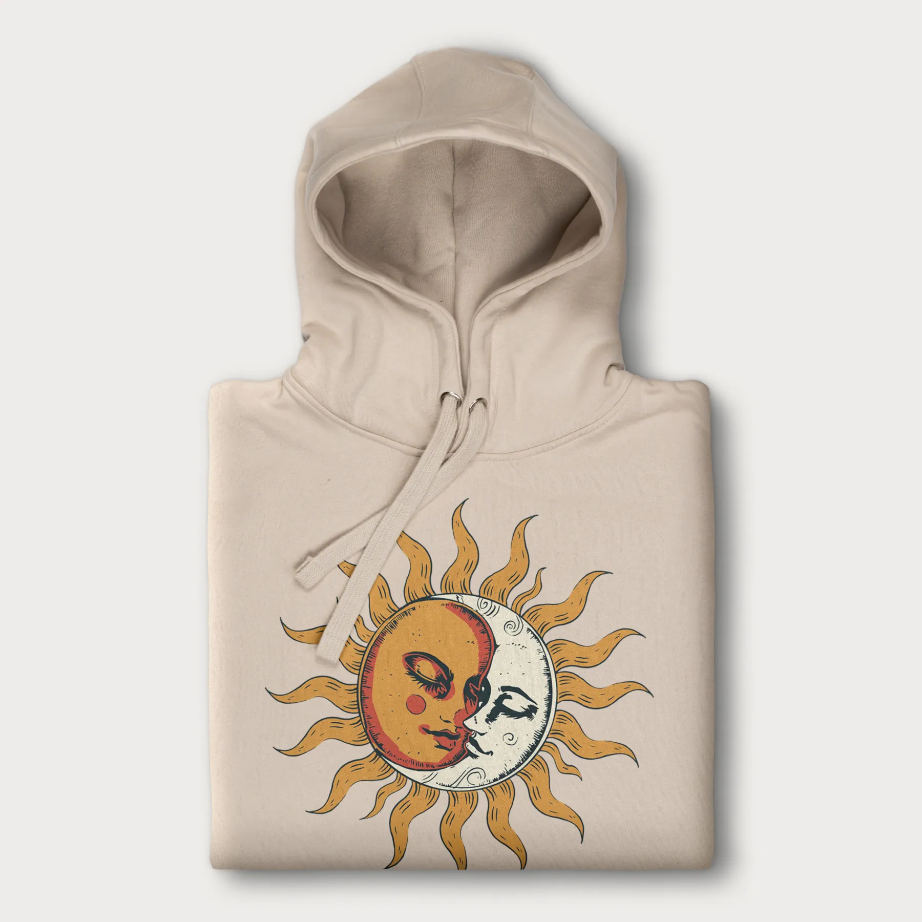 Celestial Lovers Sun and Moon Hoodie - Image 6