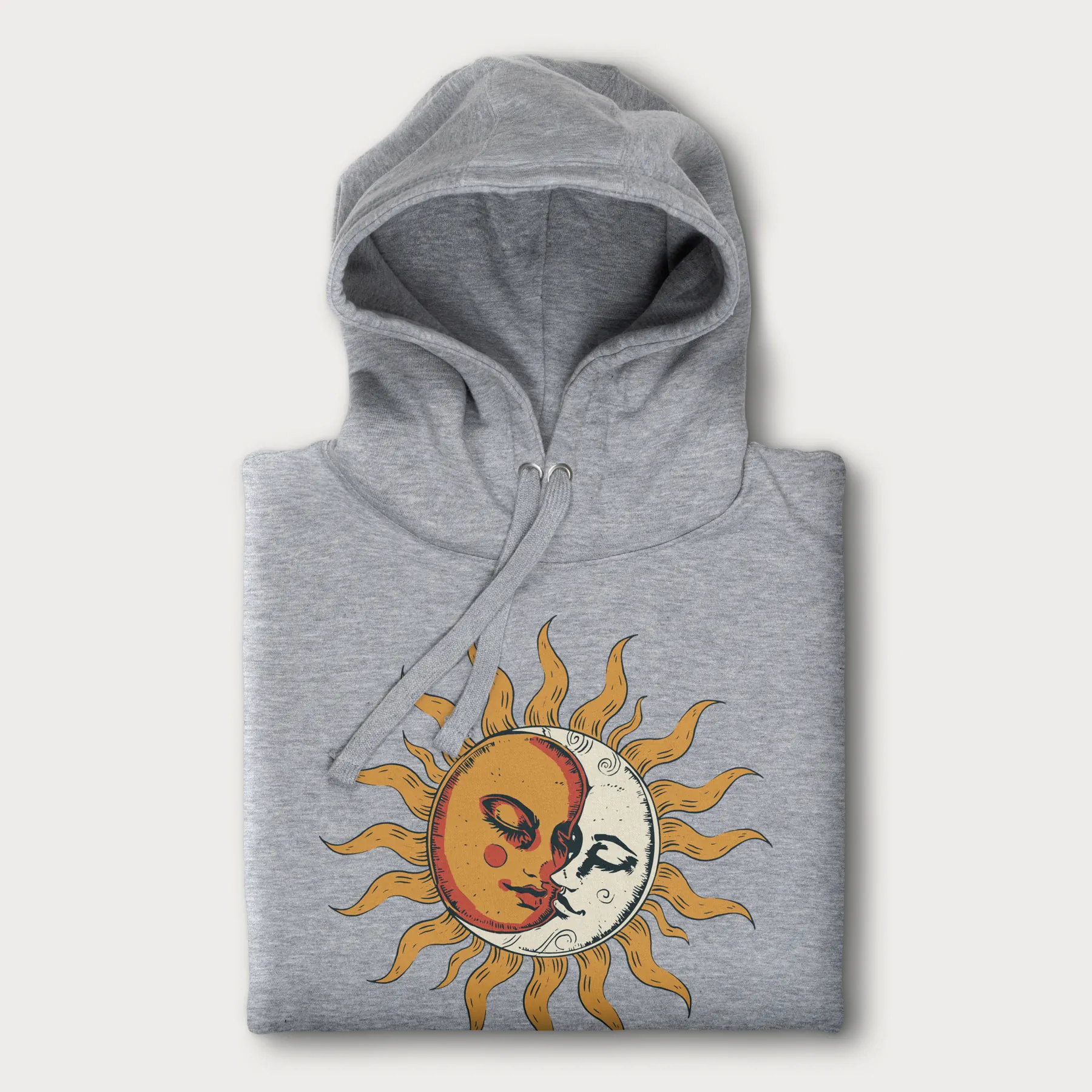 Celestial Lovers Sun and Moon Hoodie - Image 8
