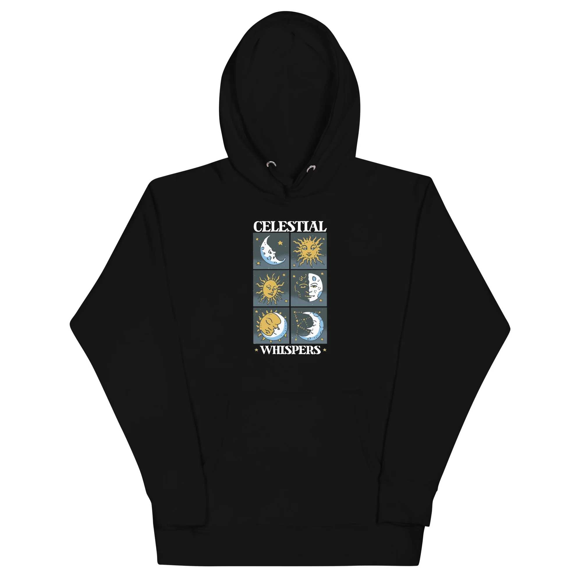 Celestial Whispers Sun and Moon Hoodie - Image 9