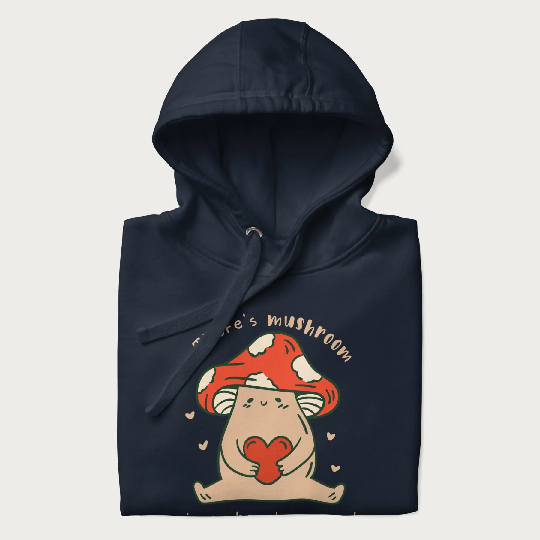 Colored There's Mushroom in My Heart for You Cute Mushroom Hoodie - Image 17