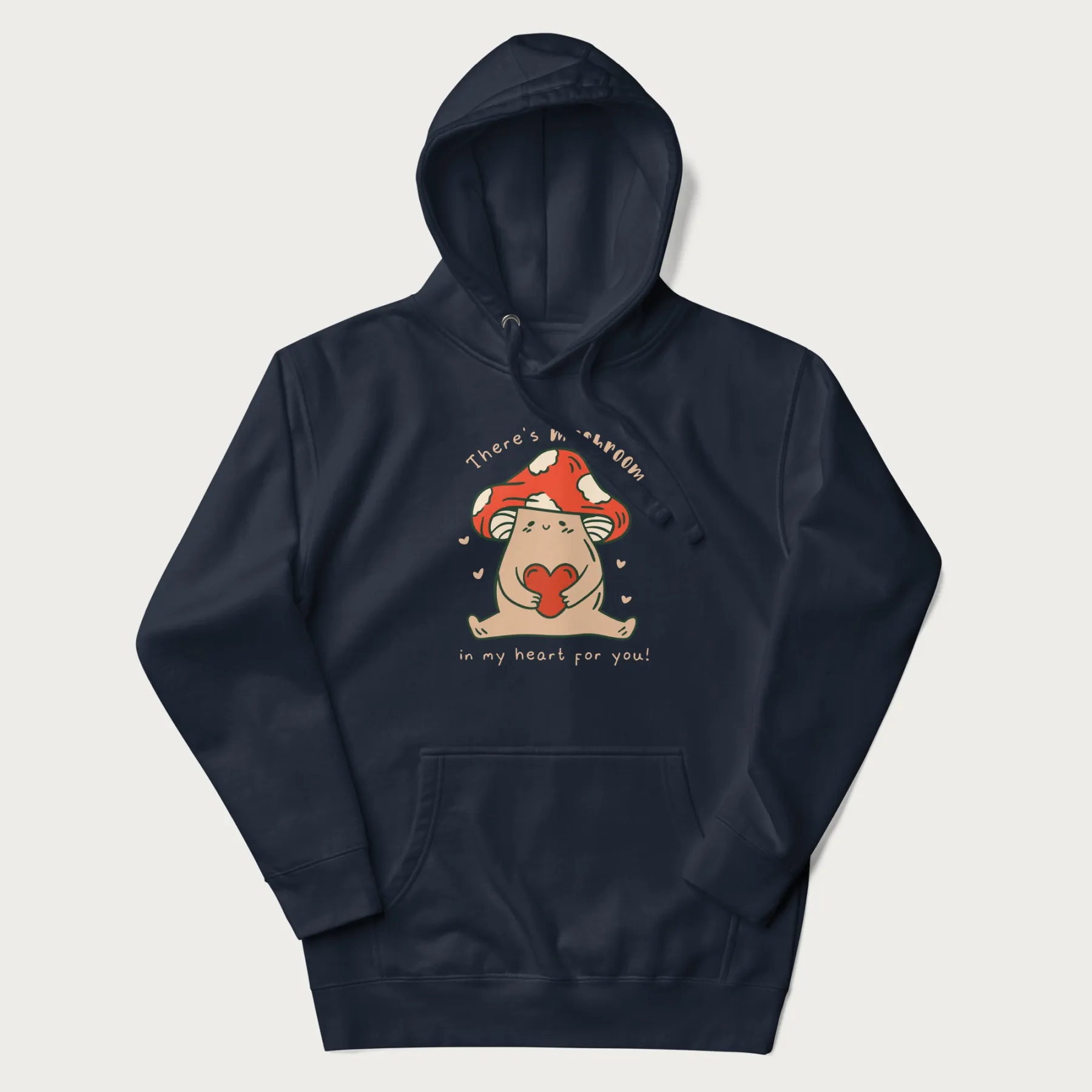 Colored There's Mushroom in My Heart for You Cute Mushroom Hoodie - Image 18
