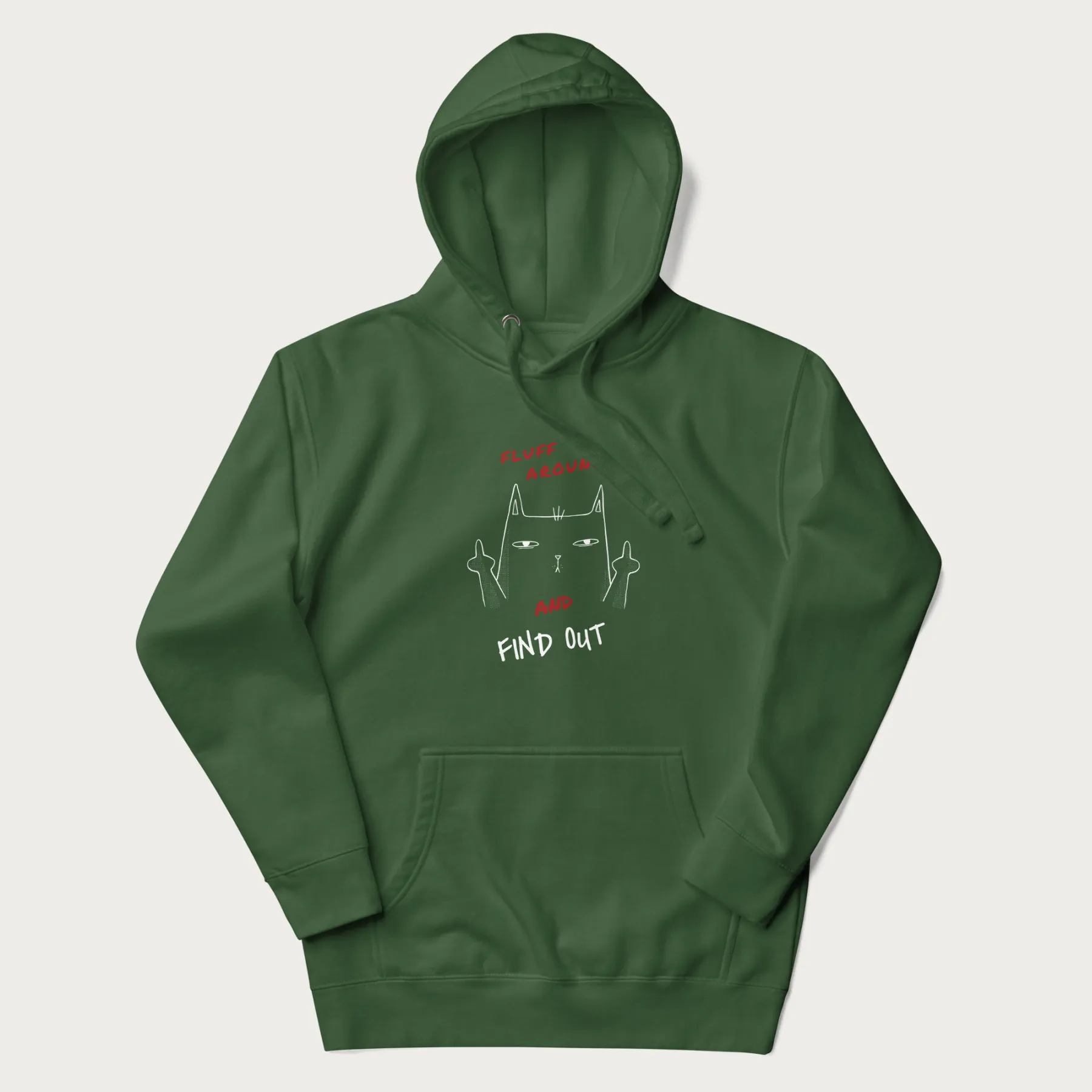 Fluff Around And Find Out Funny Cat Hoodie - Image 10