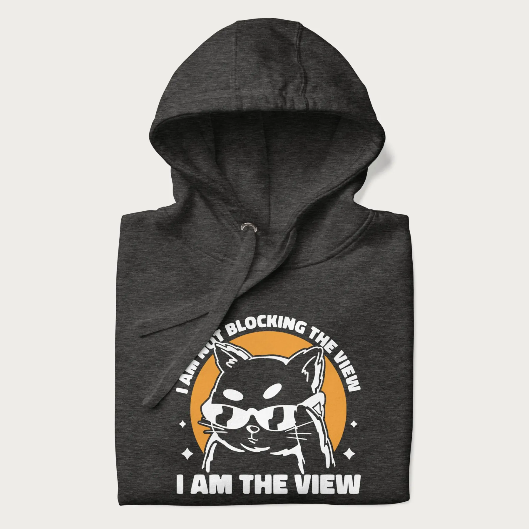 'I Am The View' Cat Hoodie - Image 11