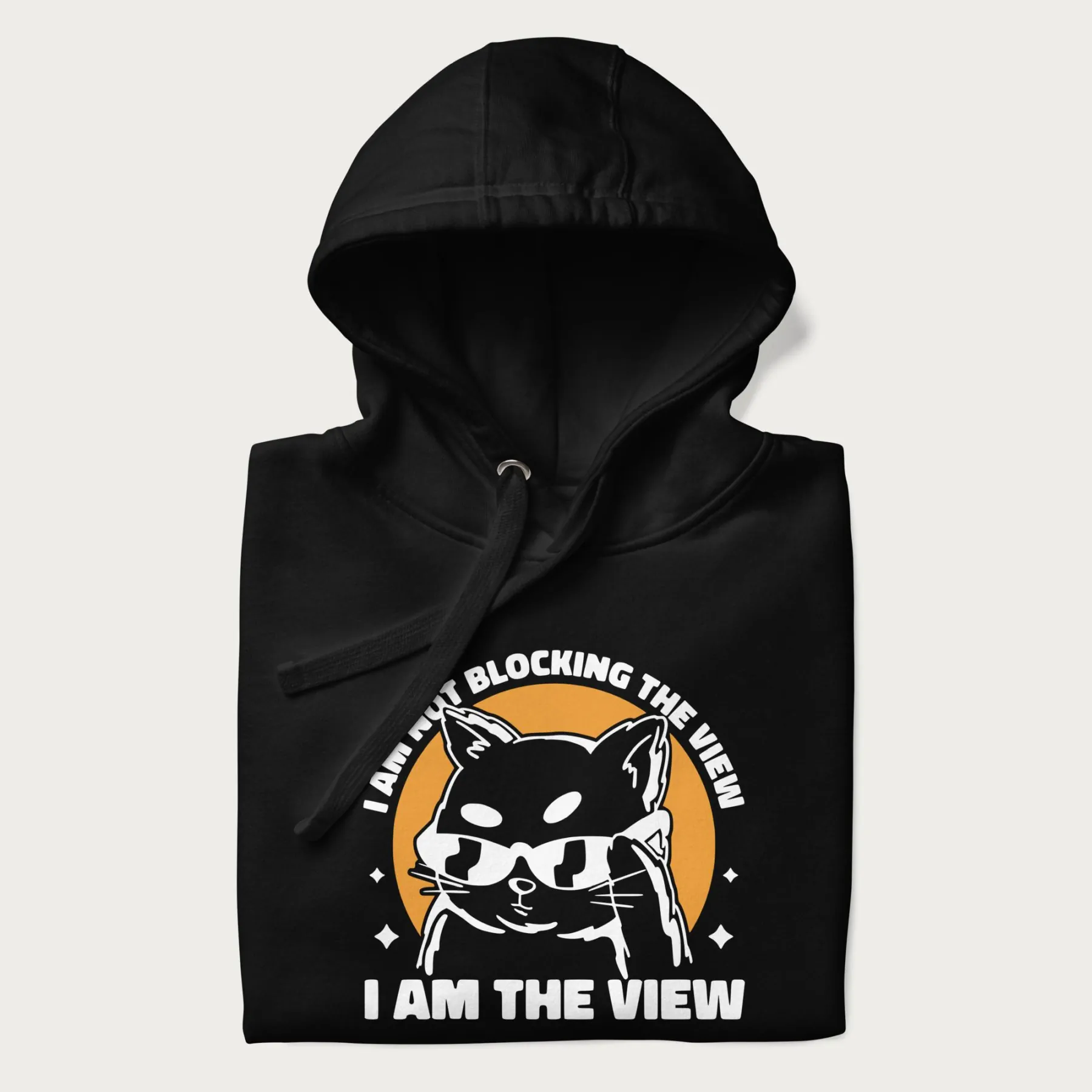 'I Am The View' Cat Hoodie - Image 13
