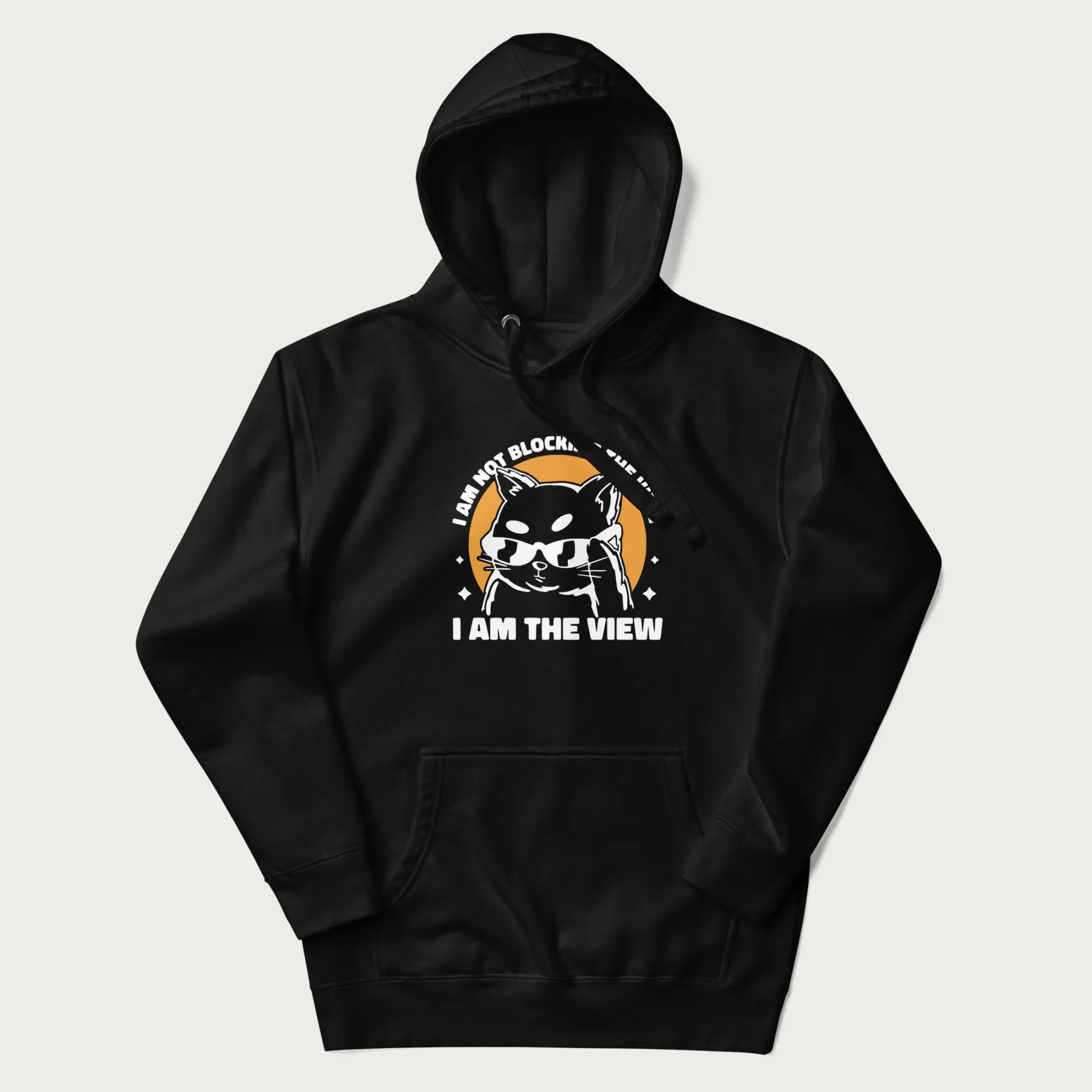 'I Am The View' Cat Hoodie - Image 14