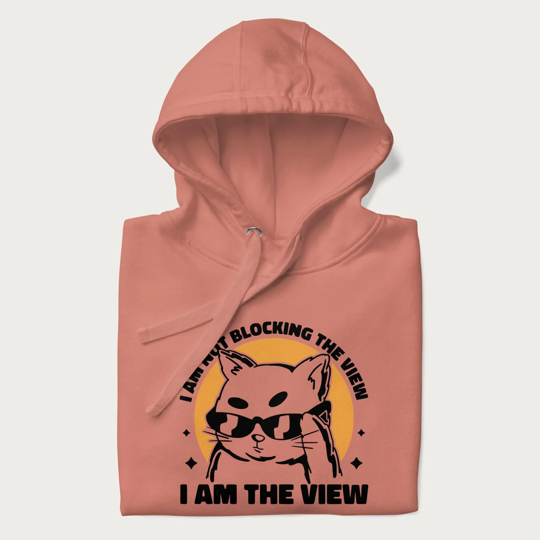 'I Am The View' Cat Hoodie - Image 15