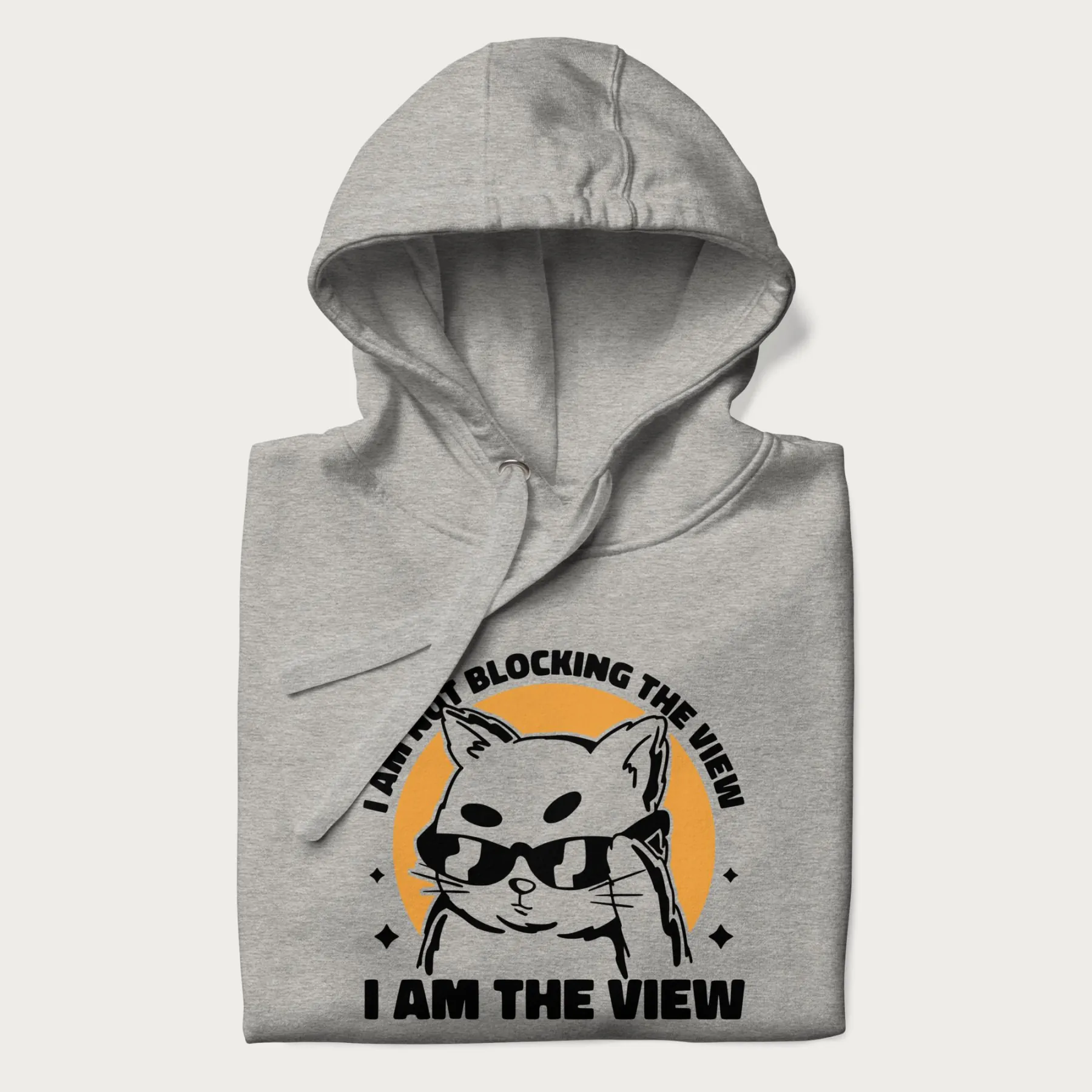 'I Am The View' Cat Hoodie - Image 17