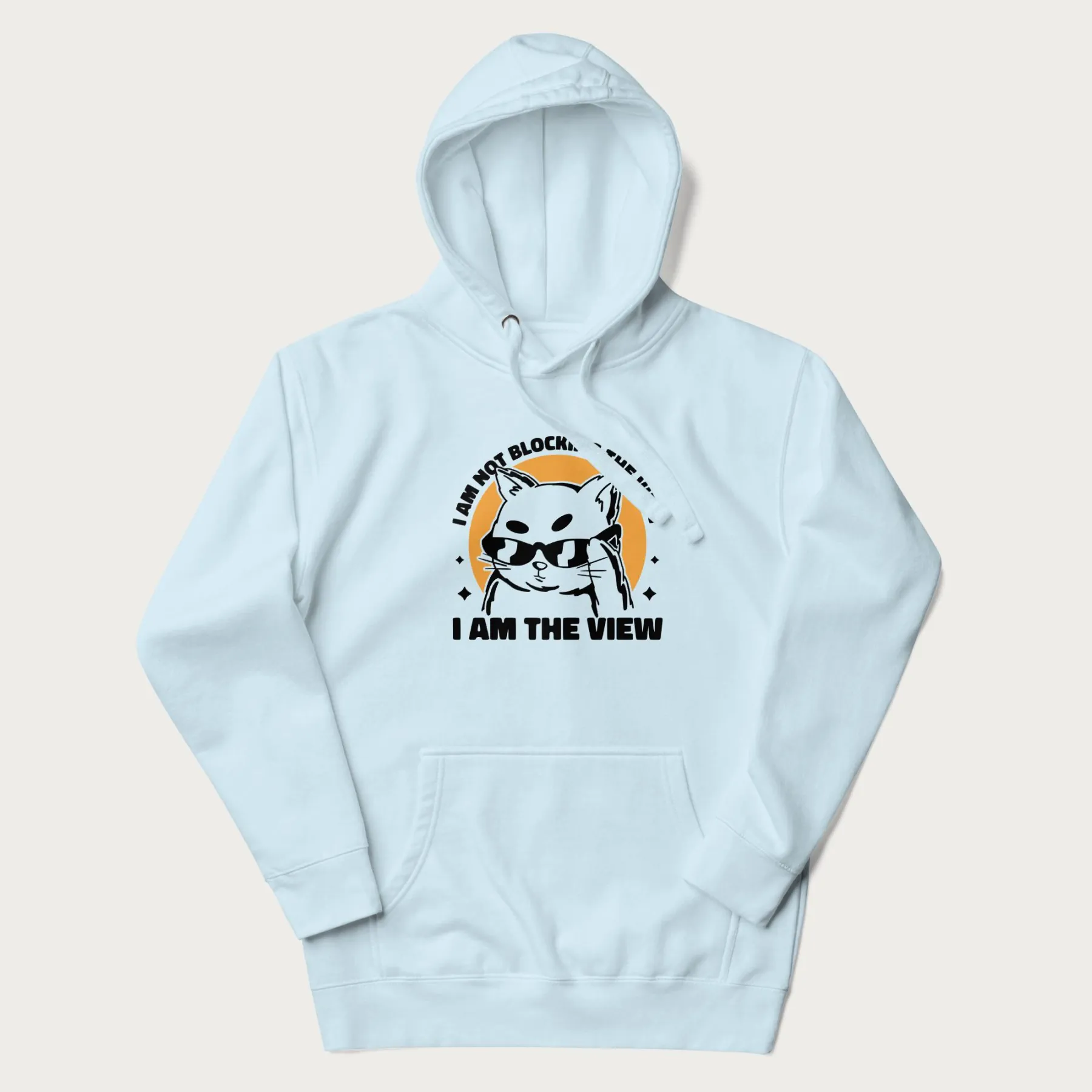 'I Am The View' Cat Hoodie - Image 20