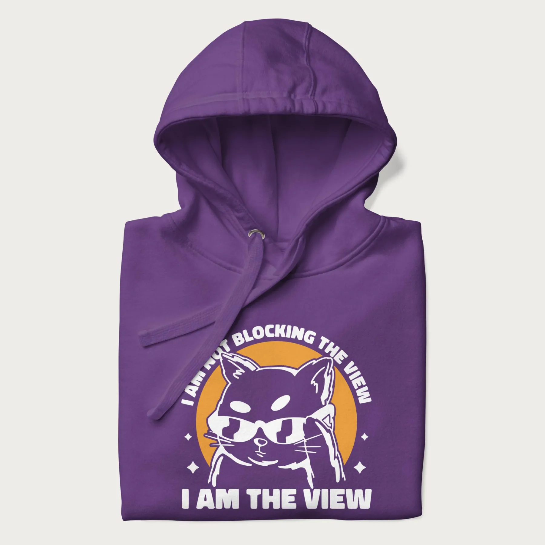 'I Am The View' Cat Hoodie - Image 23