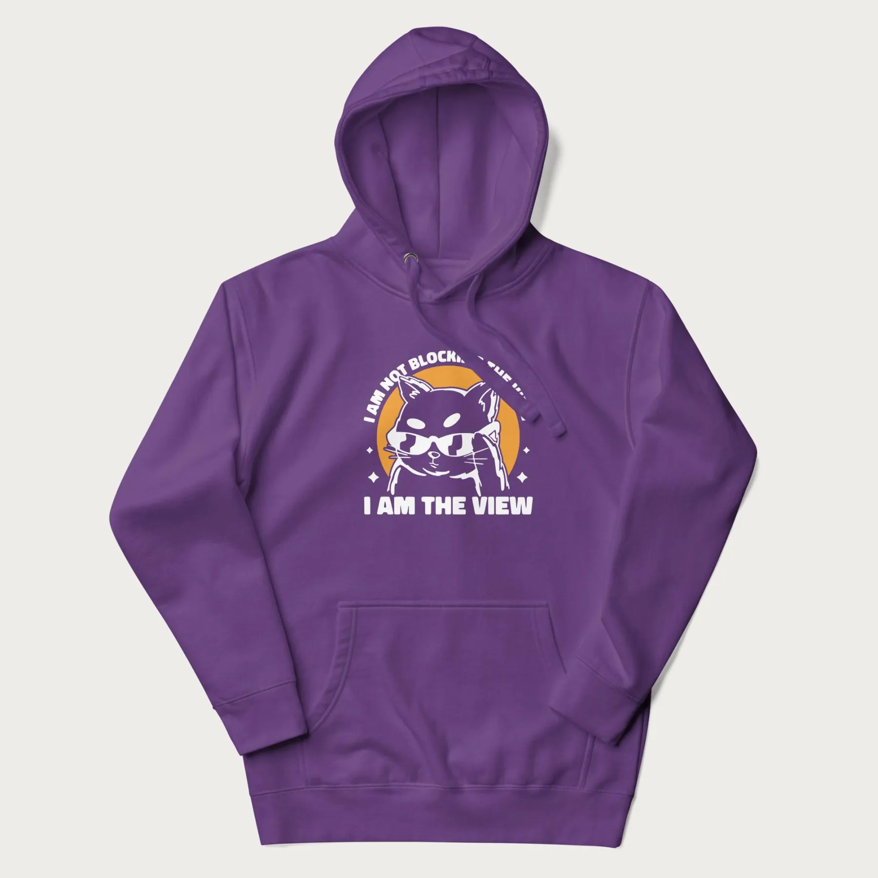 'I Am The View' Cat Hoodie - Image 24