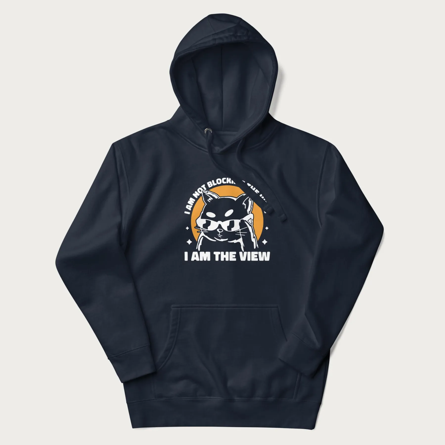 'I Am The View' Cat Hoodie - Image 4