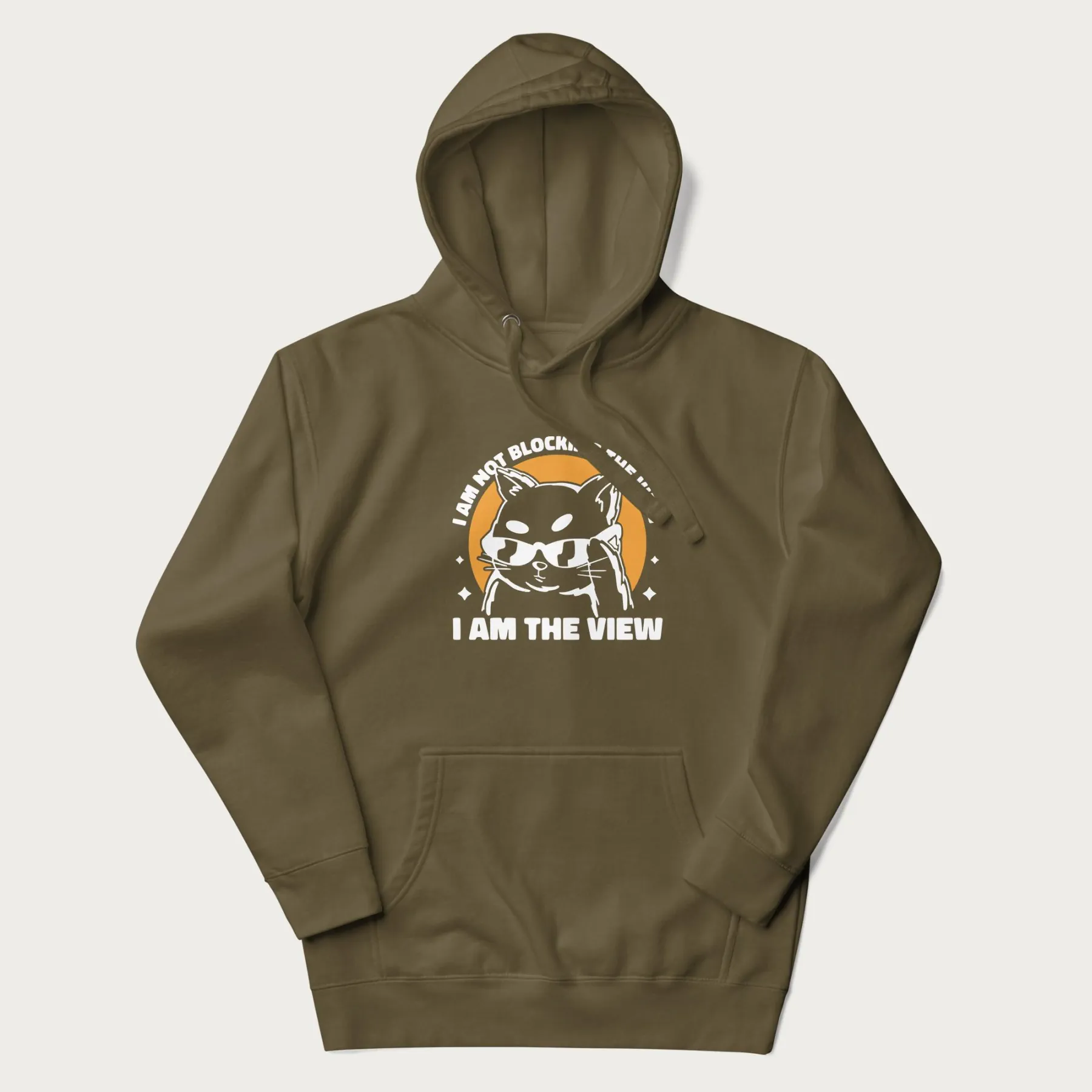 'I Am The View' Cat Hoodie - Image 6