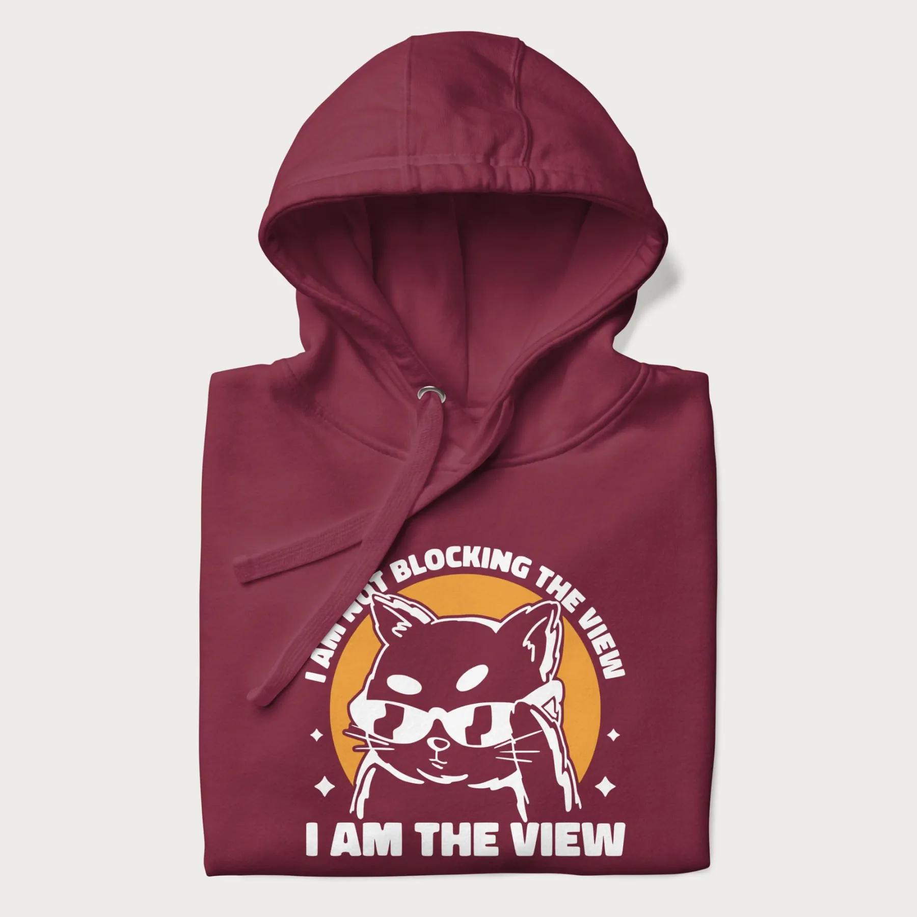 'I Am The View' Cat Hoodie - Image 7