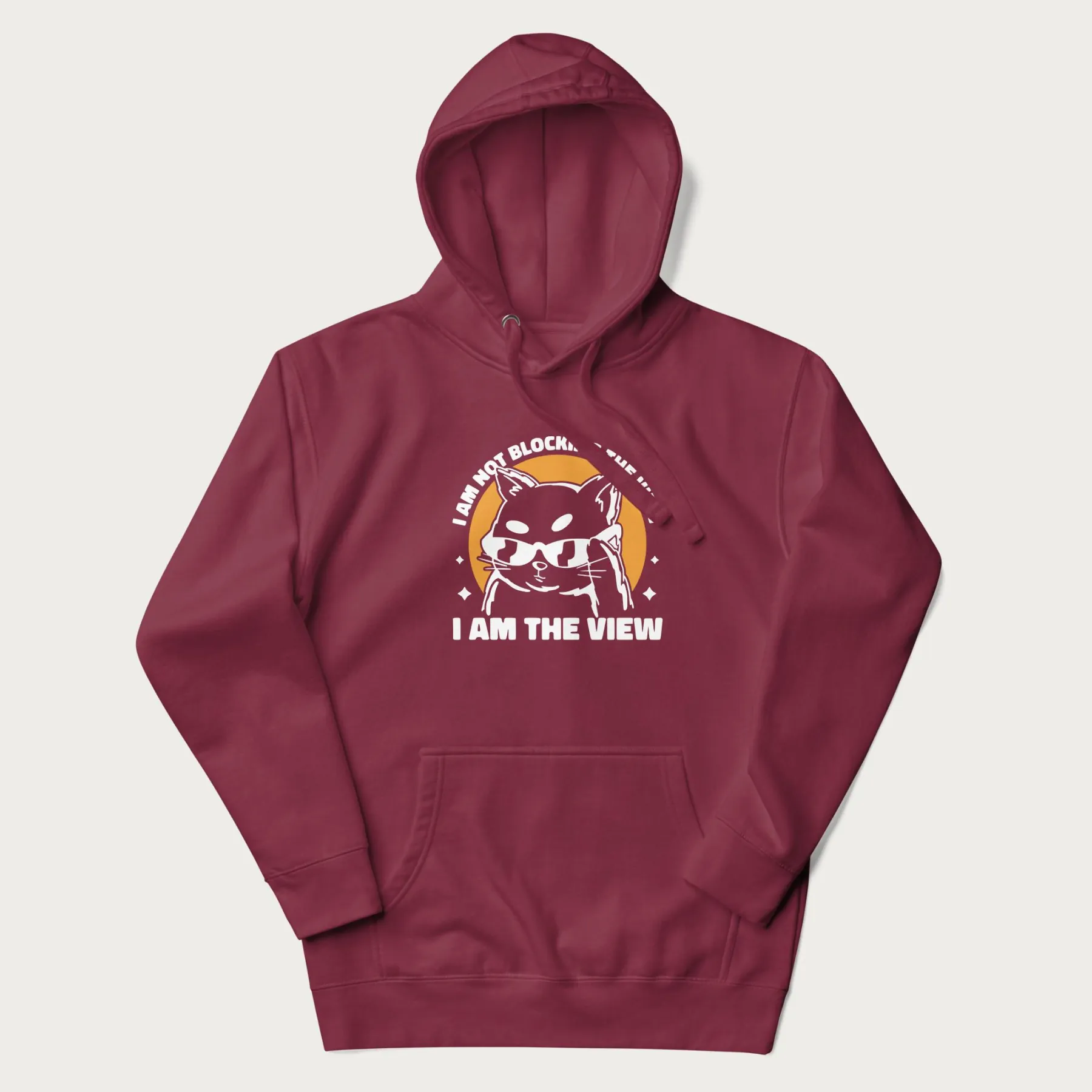 'I Am The View' Cat Hoodie - Image 8