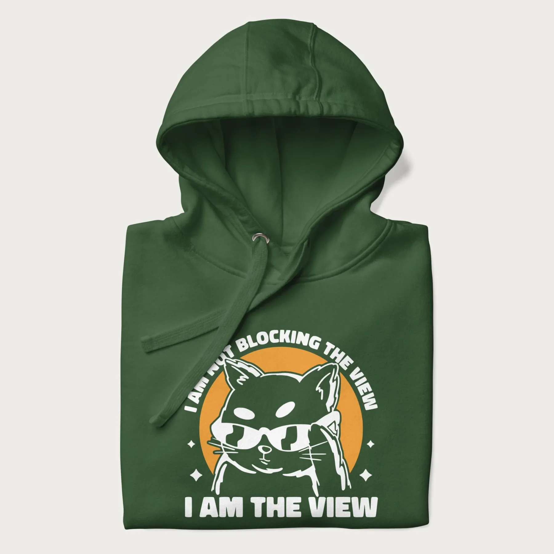 'I Am The View' Cat Hoodie - Image 9