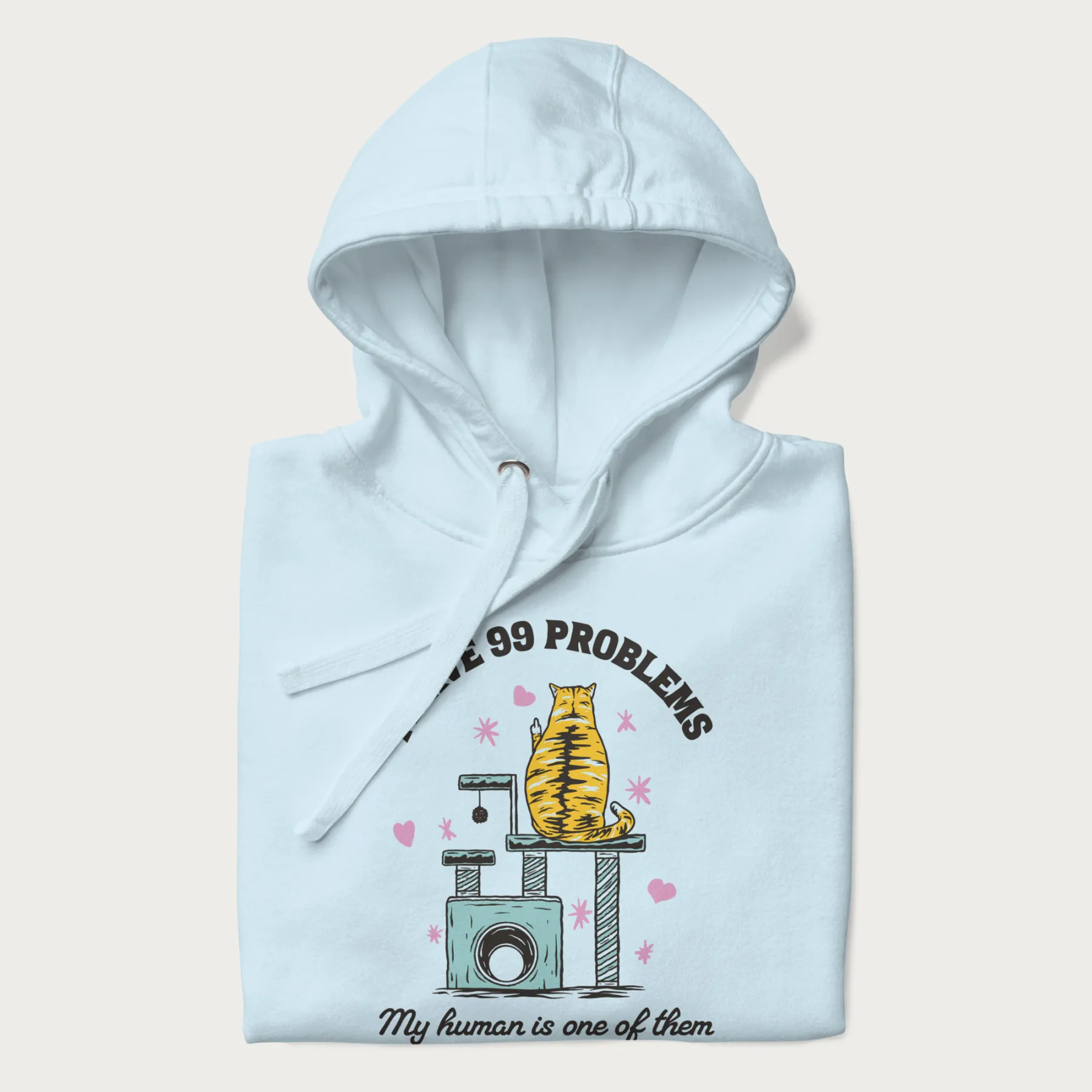 I Have 99 Problems Funny Cat Hoodie - Image 19