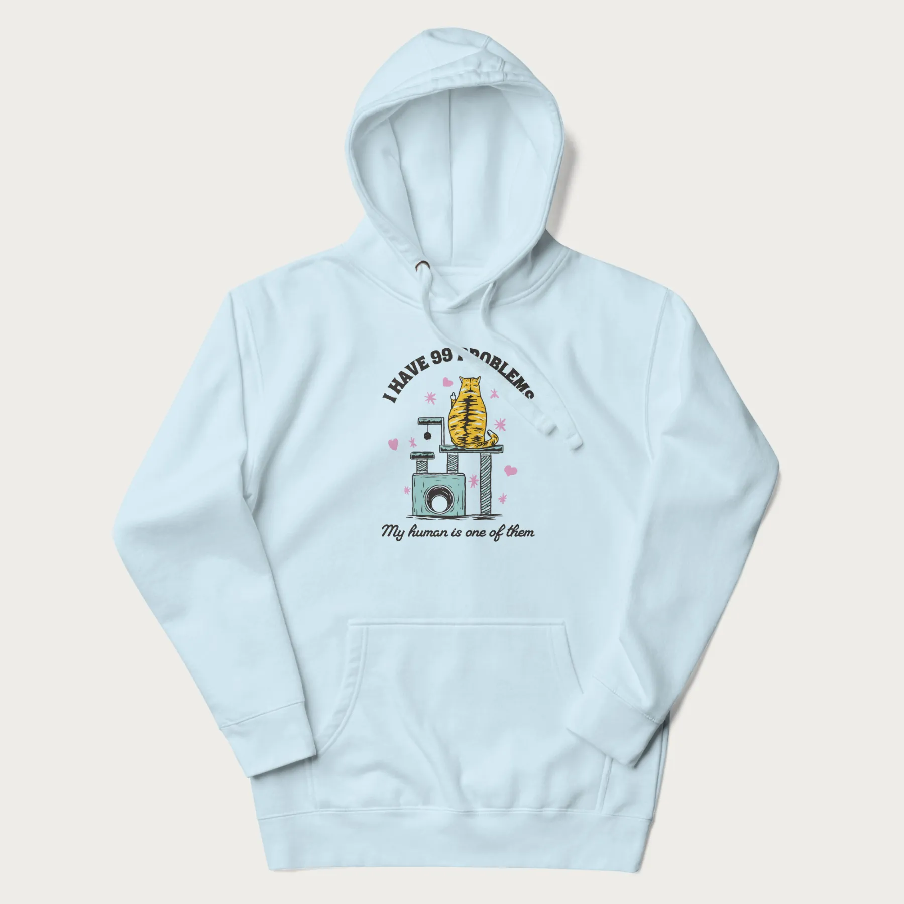 I Have 99 Problems Funny Cat Hoodie - Image 20