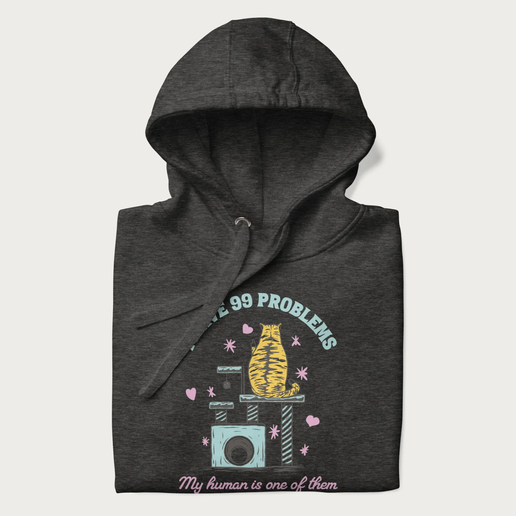 I Have 99 Problems Funny Cat Hoodie - Image 7
