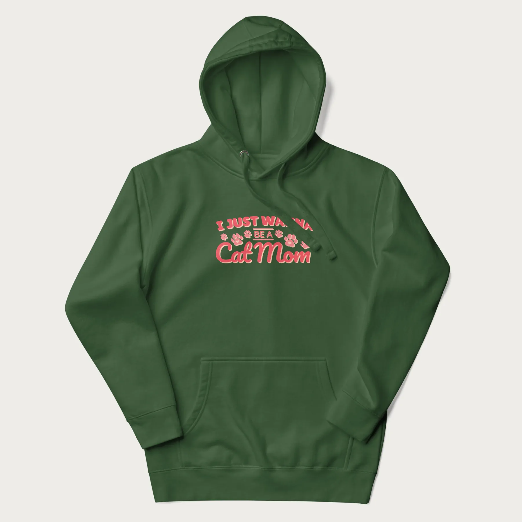I Just Wanna Be A Cat Mom Hoodie - Image 10
