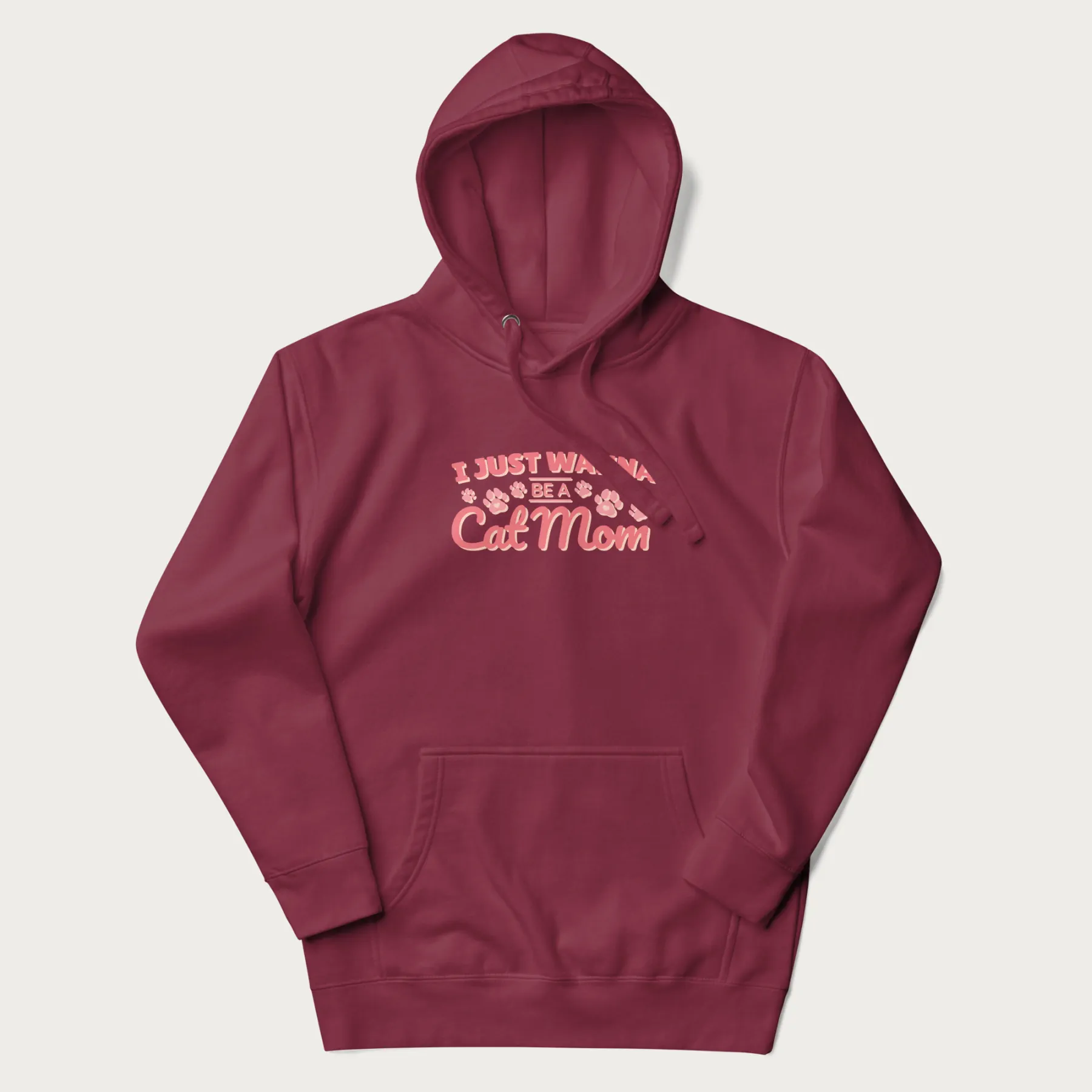 I Just Wanna Be A Cat Mom Hoodie - Image 12