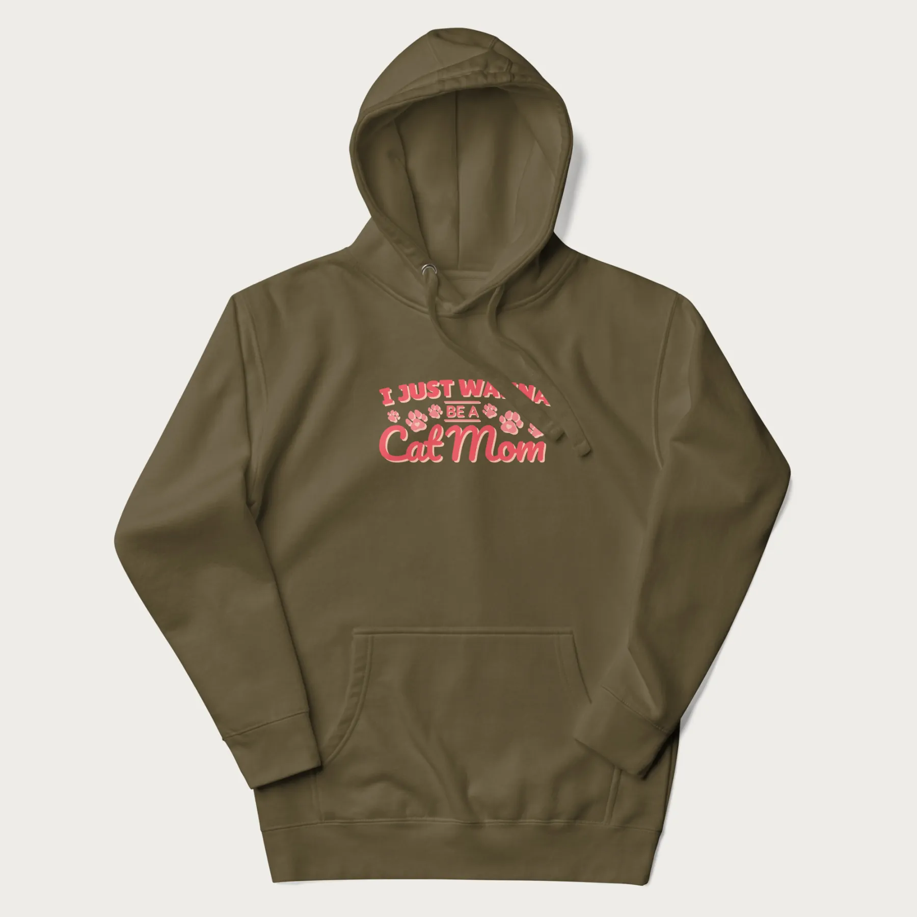 I Just Wanna Be A Cat Mom Hoodie - Image 14