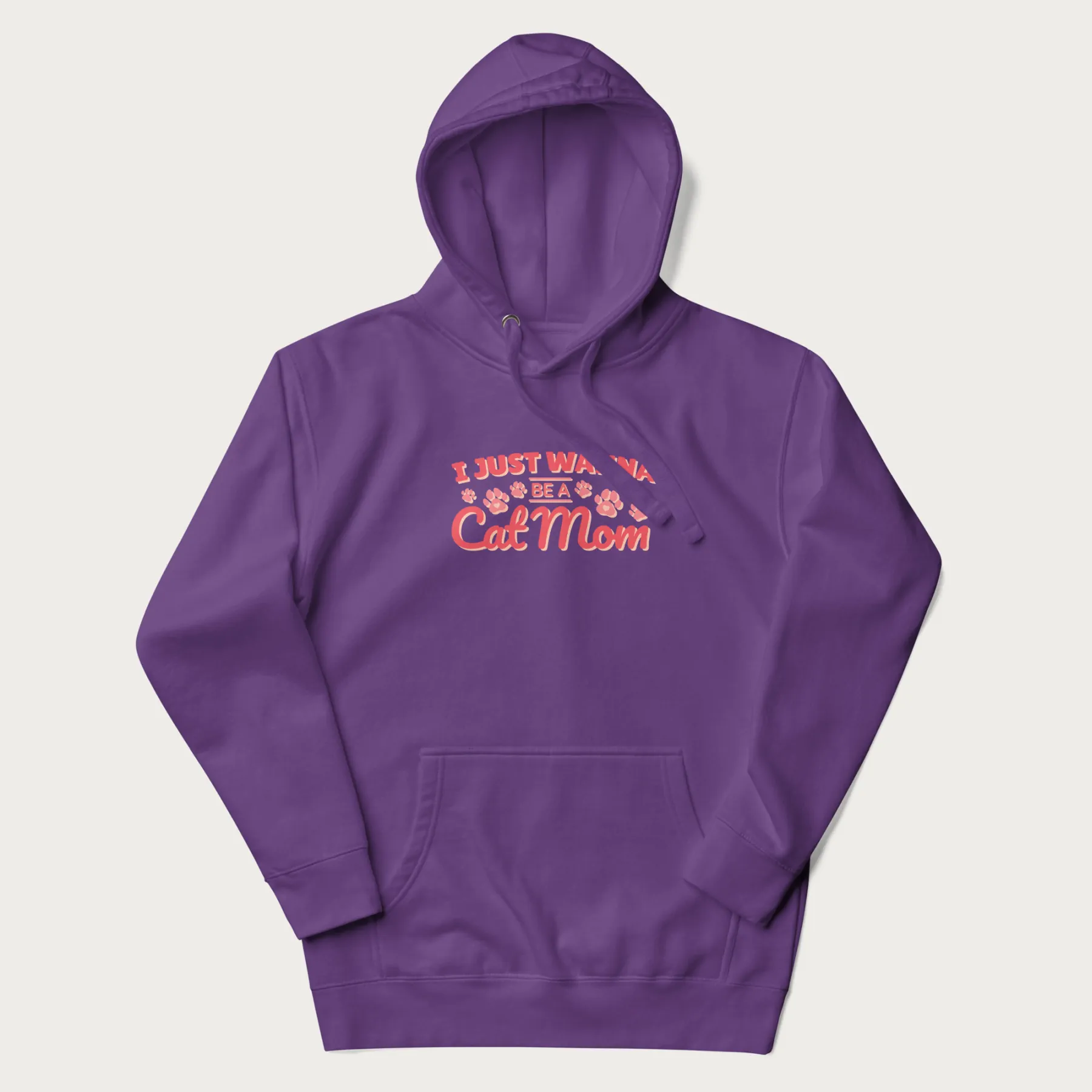 I Just Wanna Be A Cat Mom Hoodie - Image 18