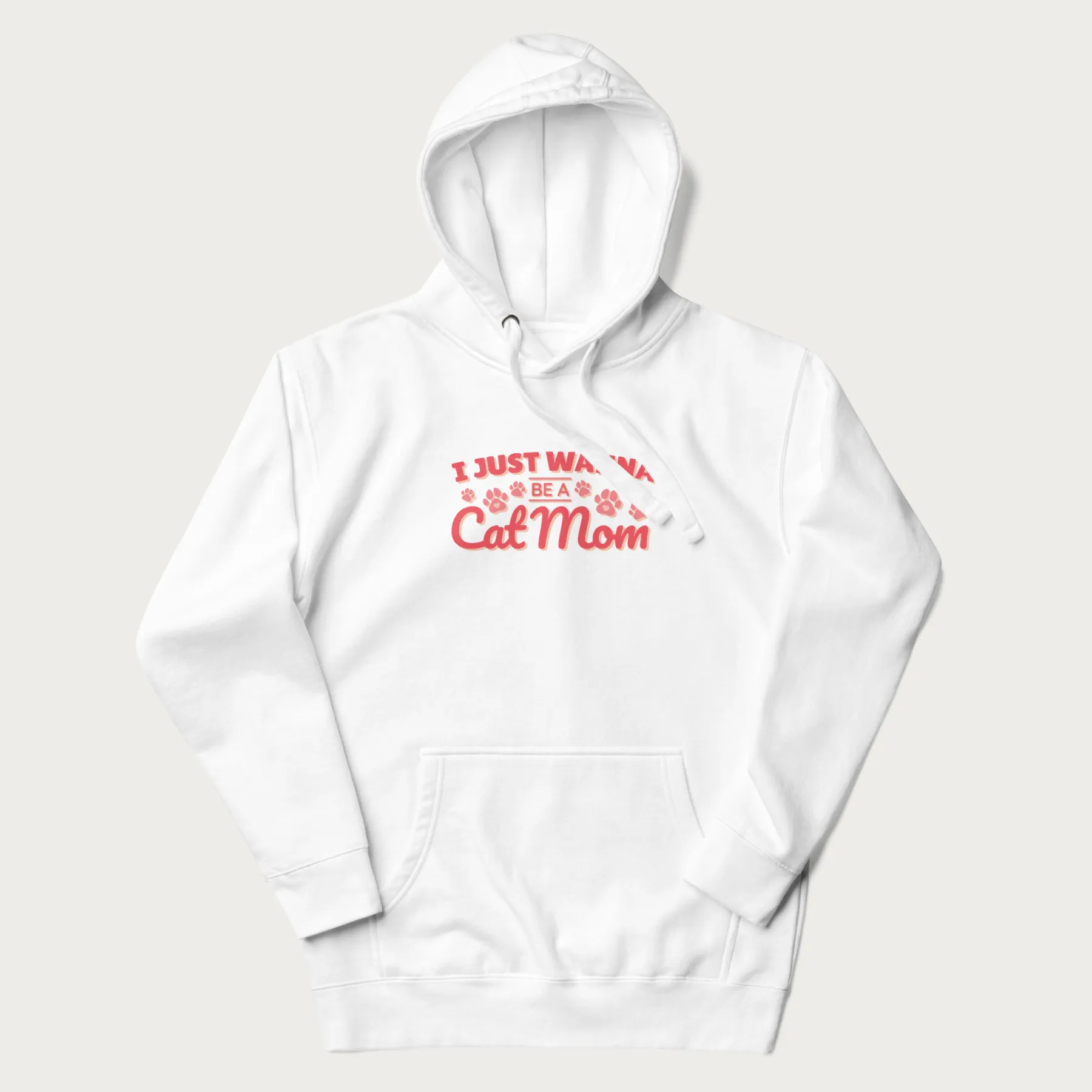 I Just Wanna Be A Cat Mom Hoodie - Image 24