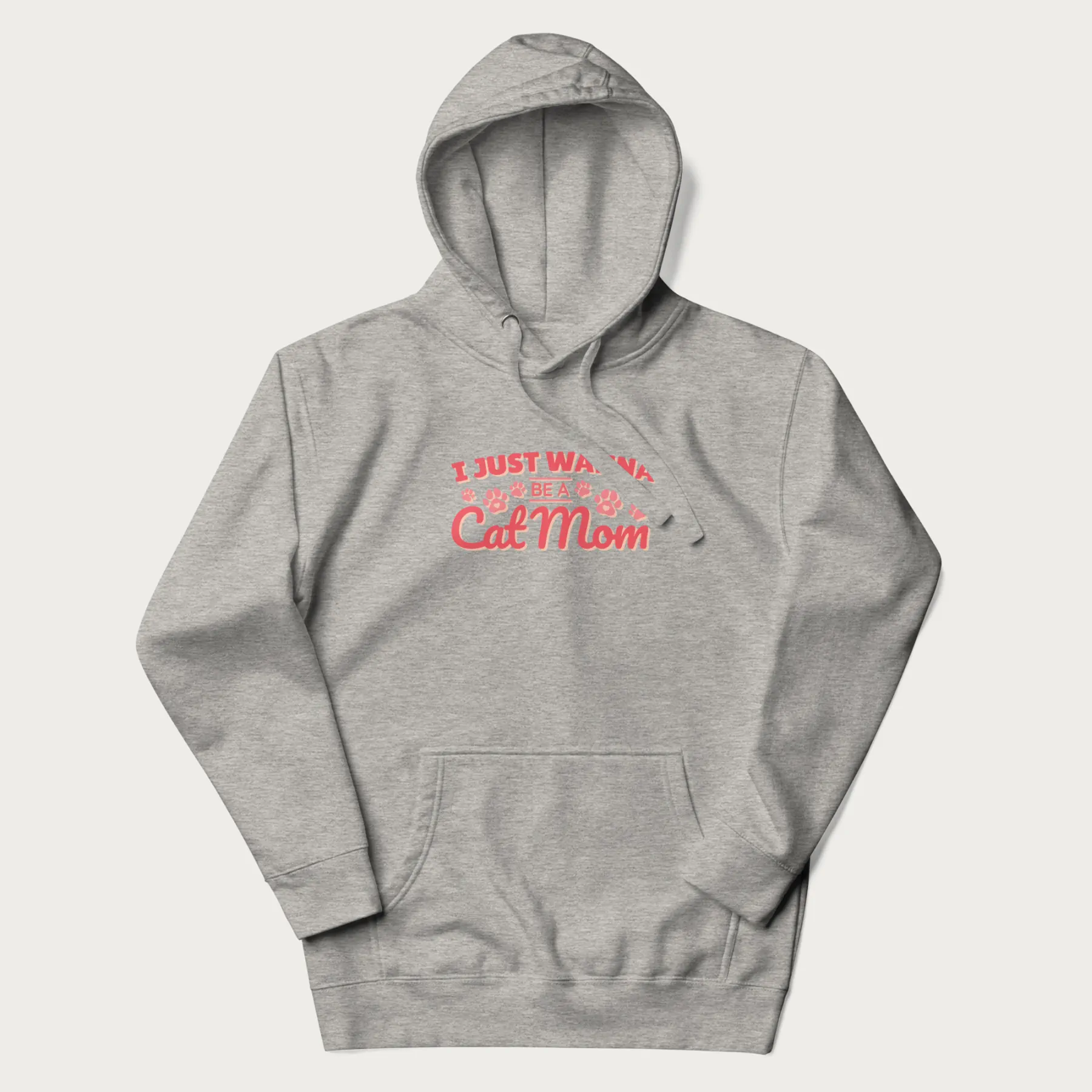 I Just Wanna Be A Cat Mom Hoodie - Image 4