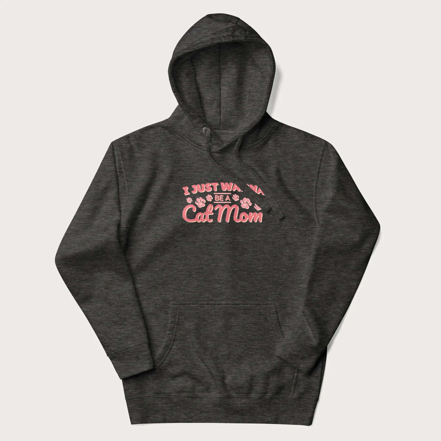 I Just Wanna Be A Cat Mom Hoodie - Image 6
