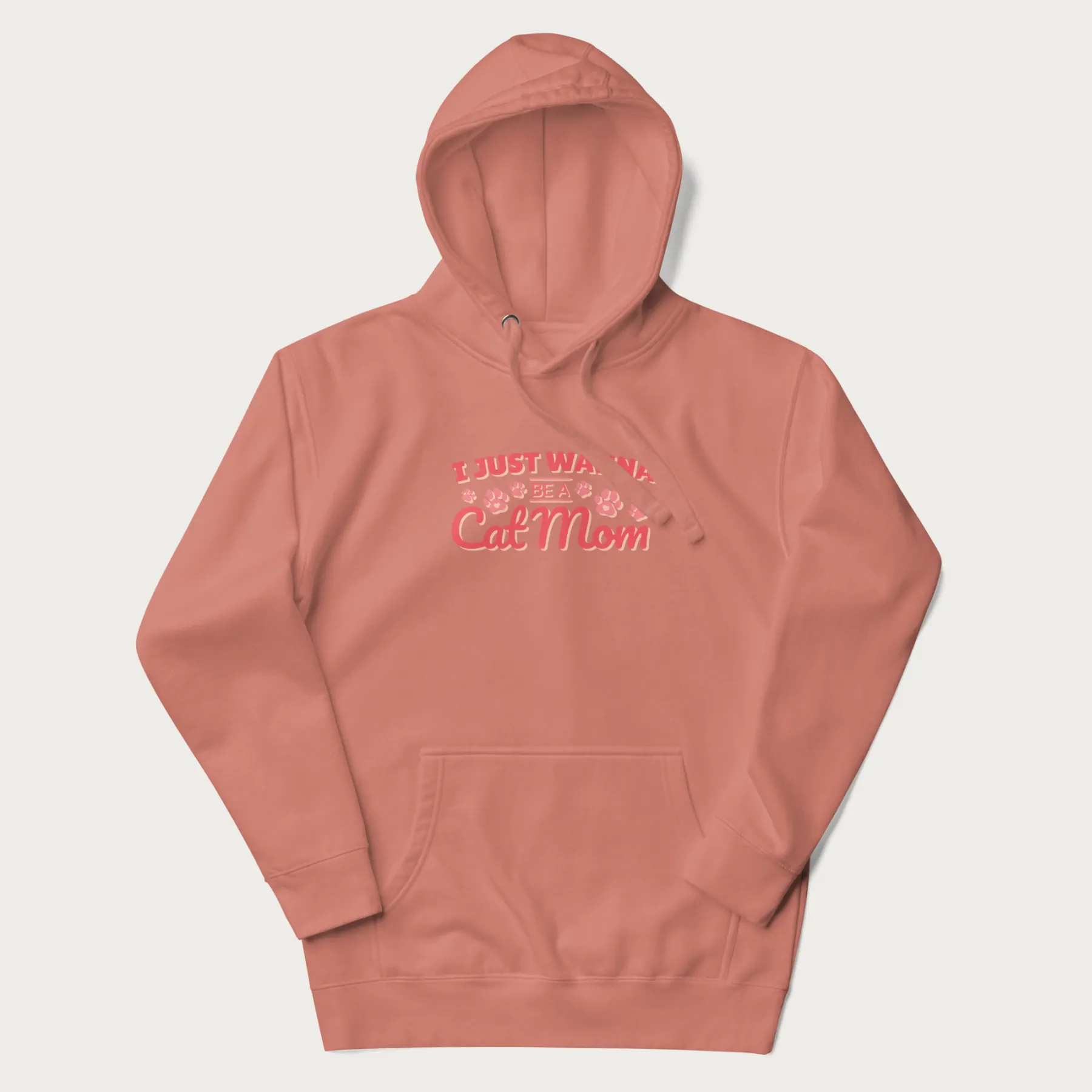 I Just Wanna Be A Cat Mom Hoodie - Image 8