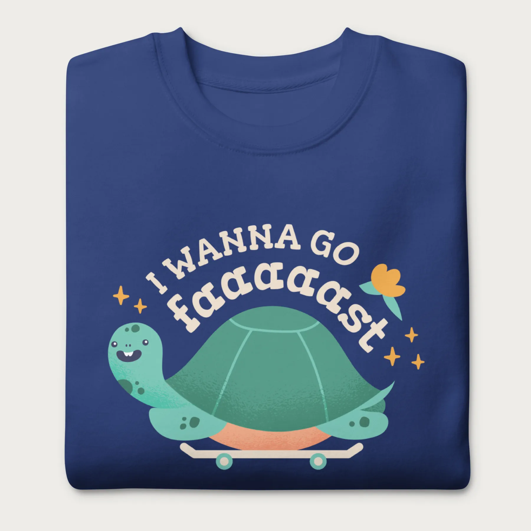 I Wanna Go Fast Cute Turtle Sweatshirt - Image 13