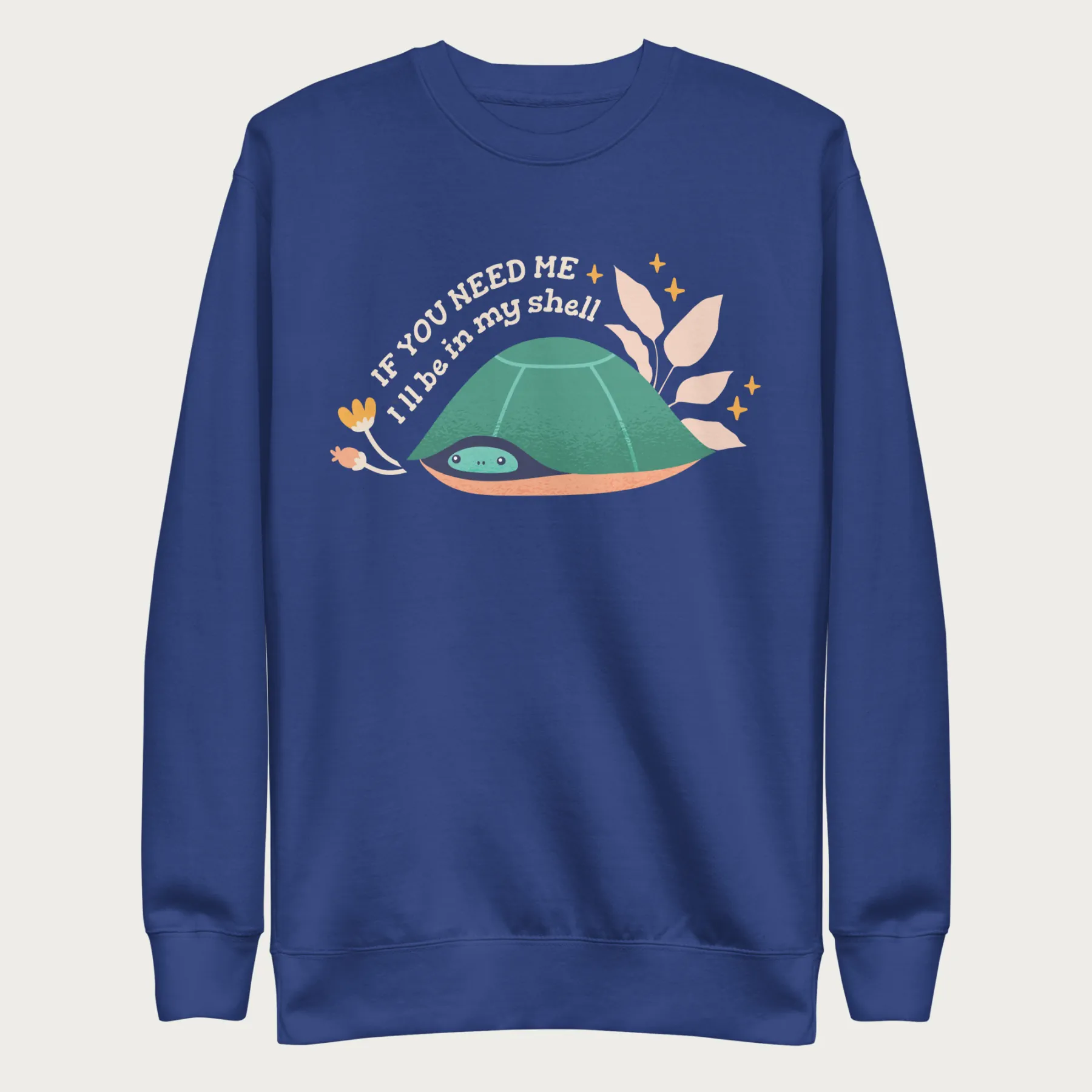 I'll Be in My Shell Cute Turtle Sweatshirt - Image 14