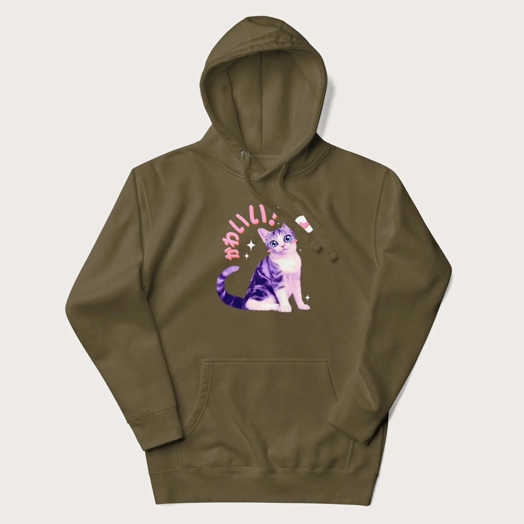 Kawaii Cat Hoodie - Image 18