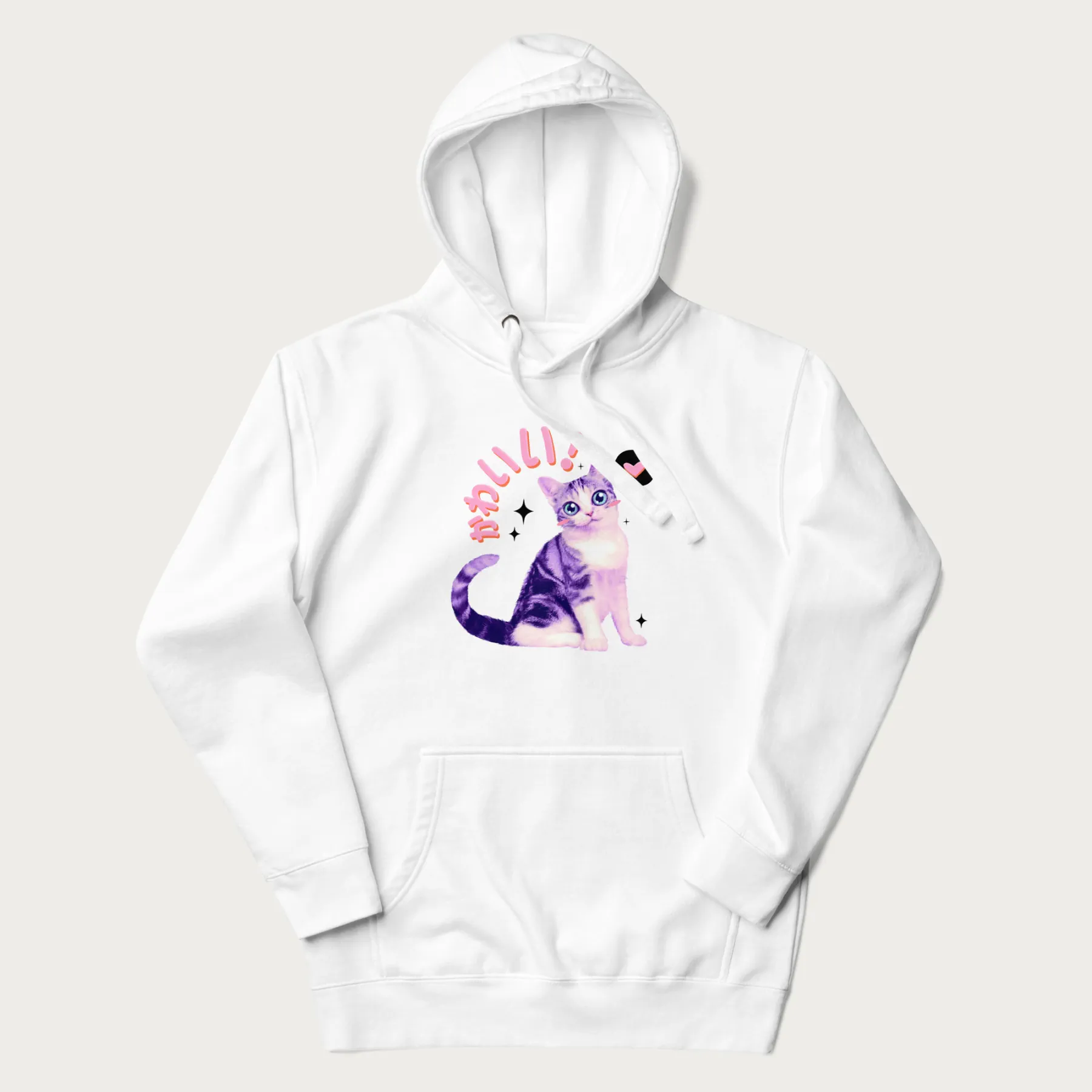 Kawaii Cat Hoodie - Image 24