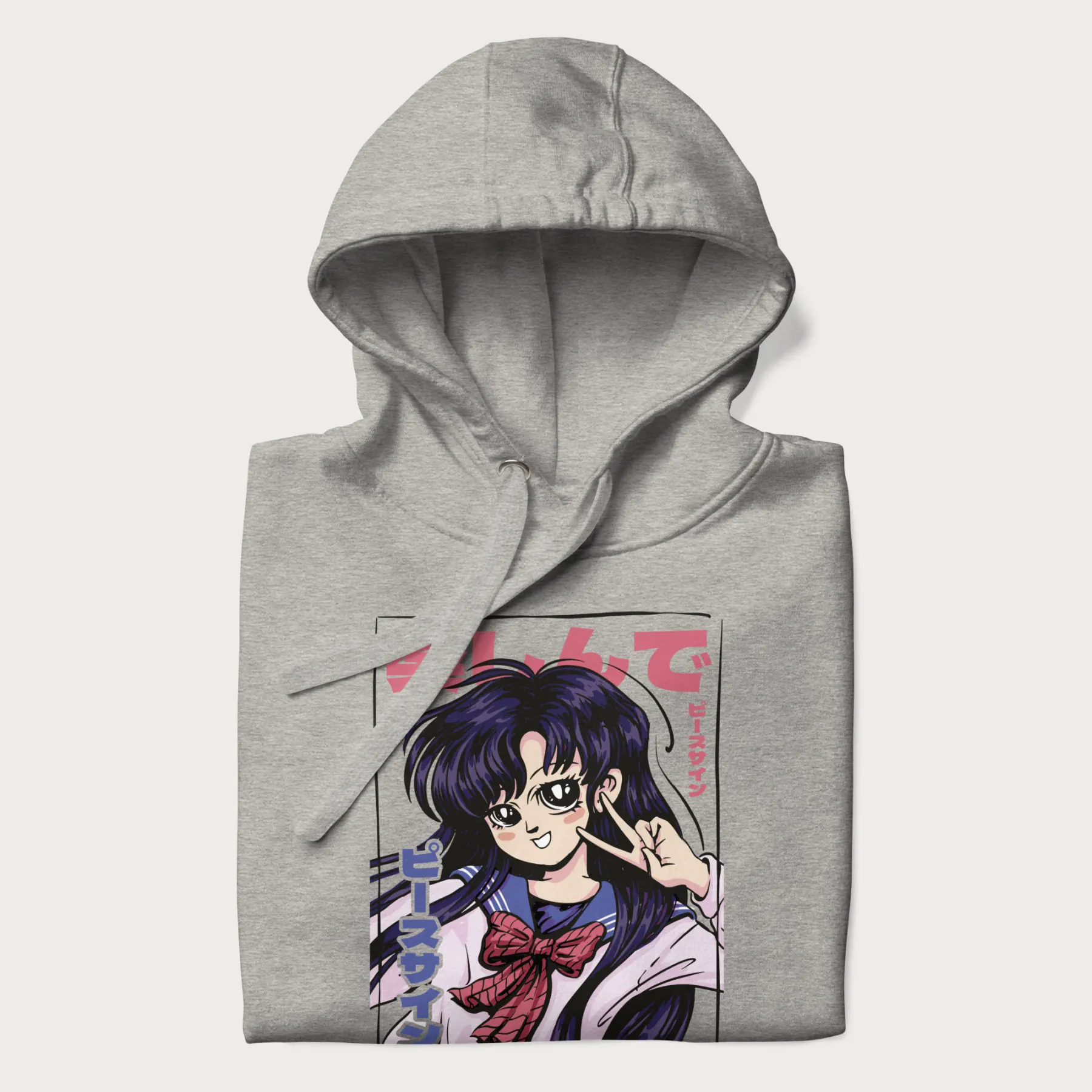 Kawaii Japanese Anime Girl Hoodie - Image 11