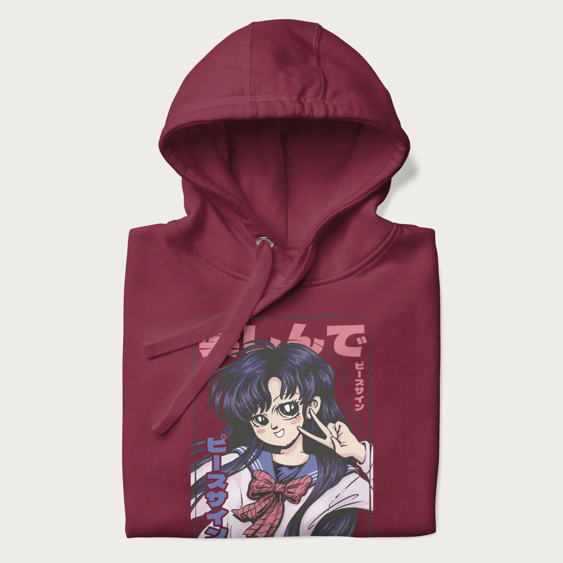 Kawaii Japanese Anime Girl Hoodie - Image 15