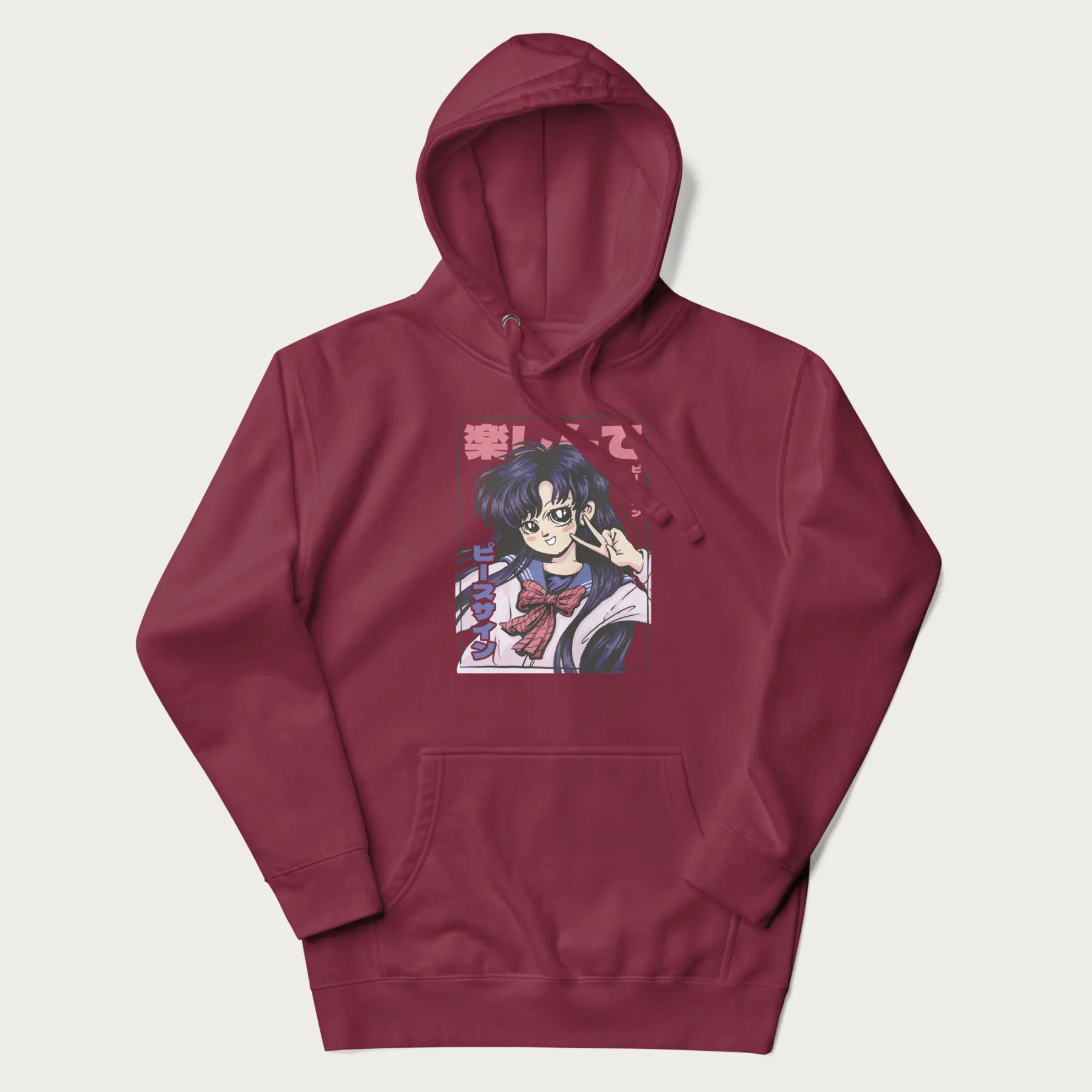 Kawaii Japanese Anime Girl Hoodie - Image 16
